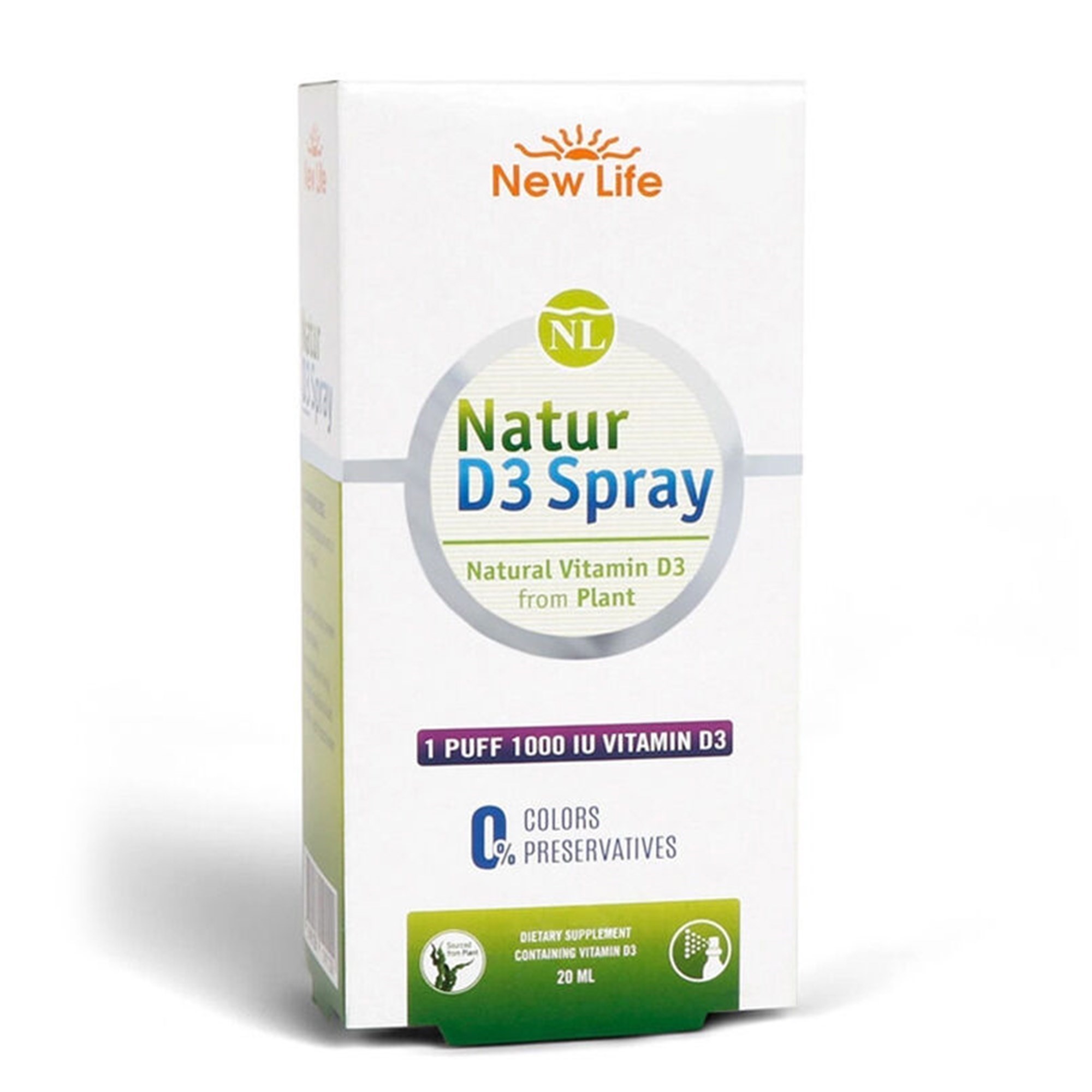 New Life Natur D3 1000 IU Sprey 20 ml