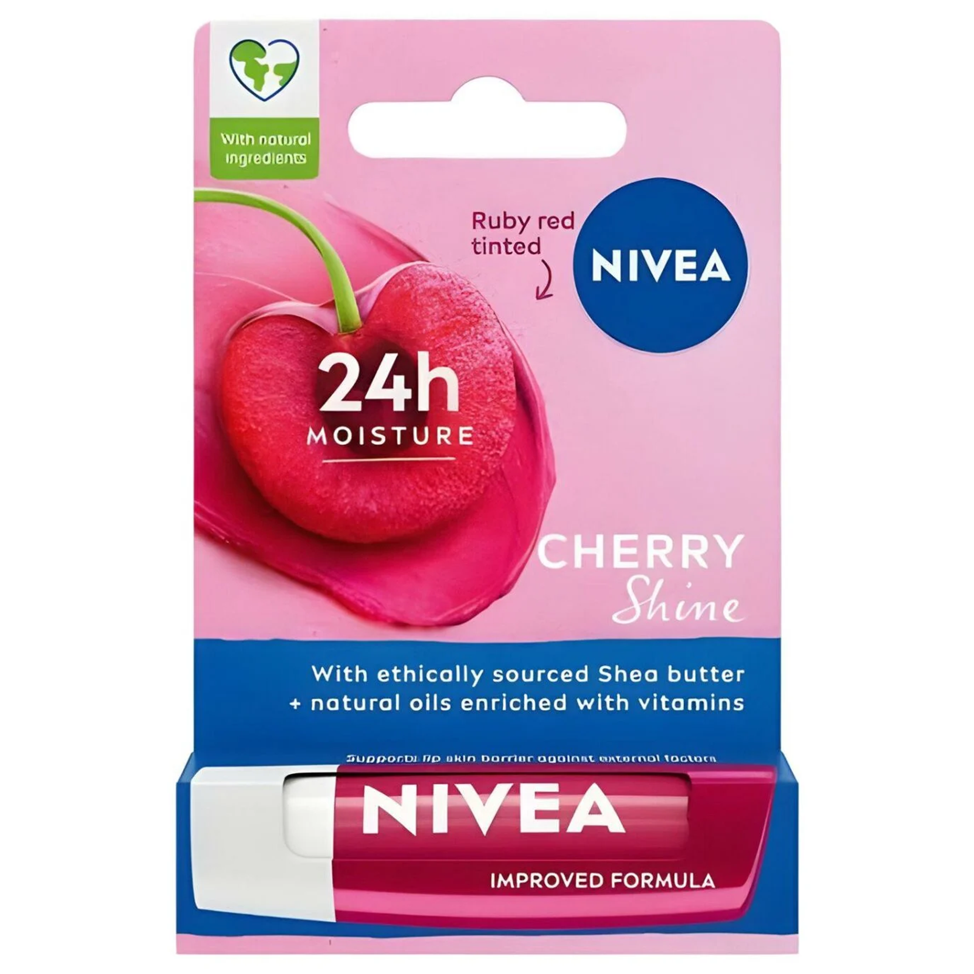 Nivea Bakım Yapan Dudak Bakım Kremi Cherry 4/8 gr