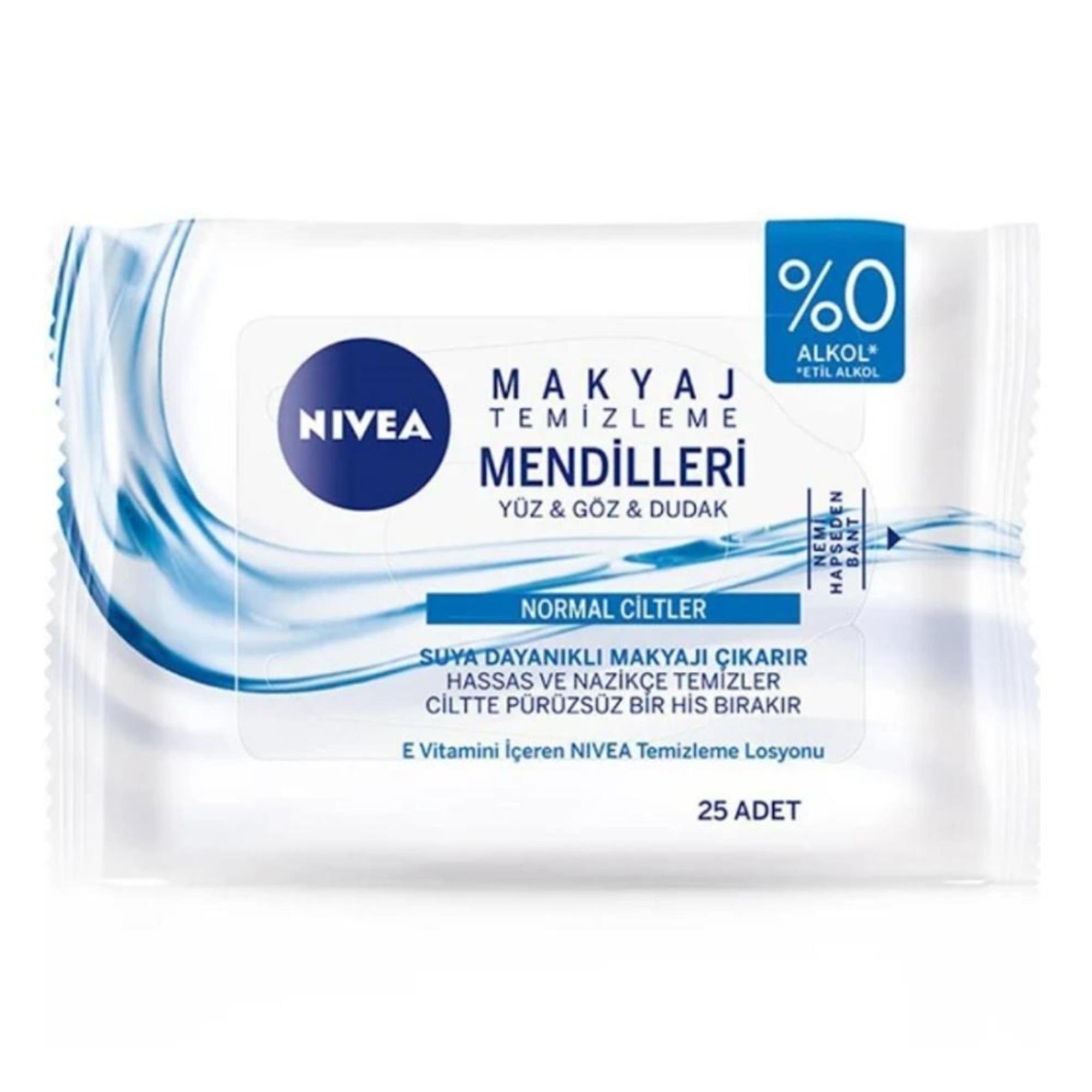 Nivea Makyaj Temizleme Mendilleri Normal Ciltler 25 Adet