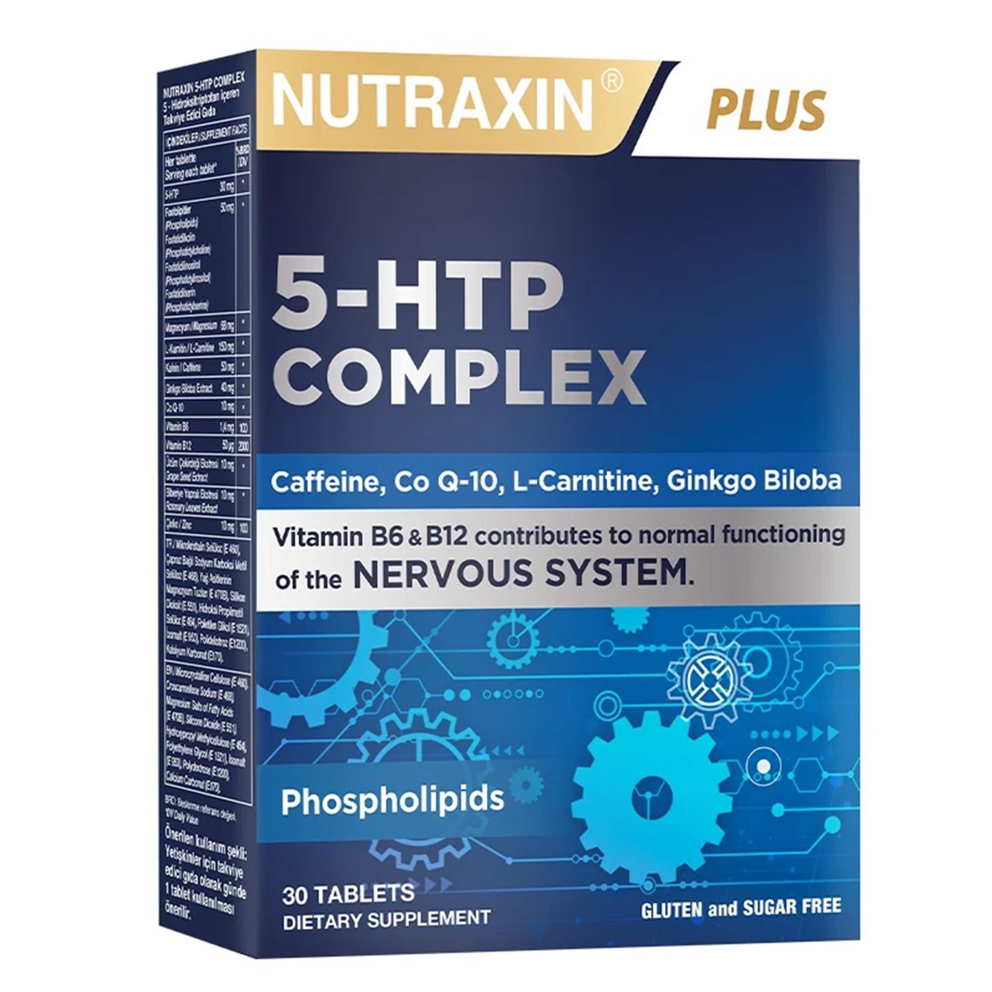 Nutraxin 5-HTP Complex Takviye Edici Gıda 30 Tablet