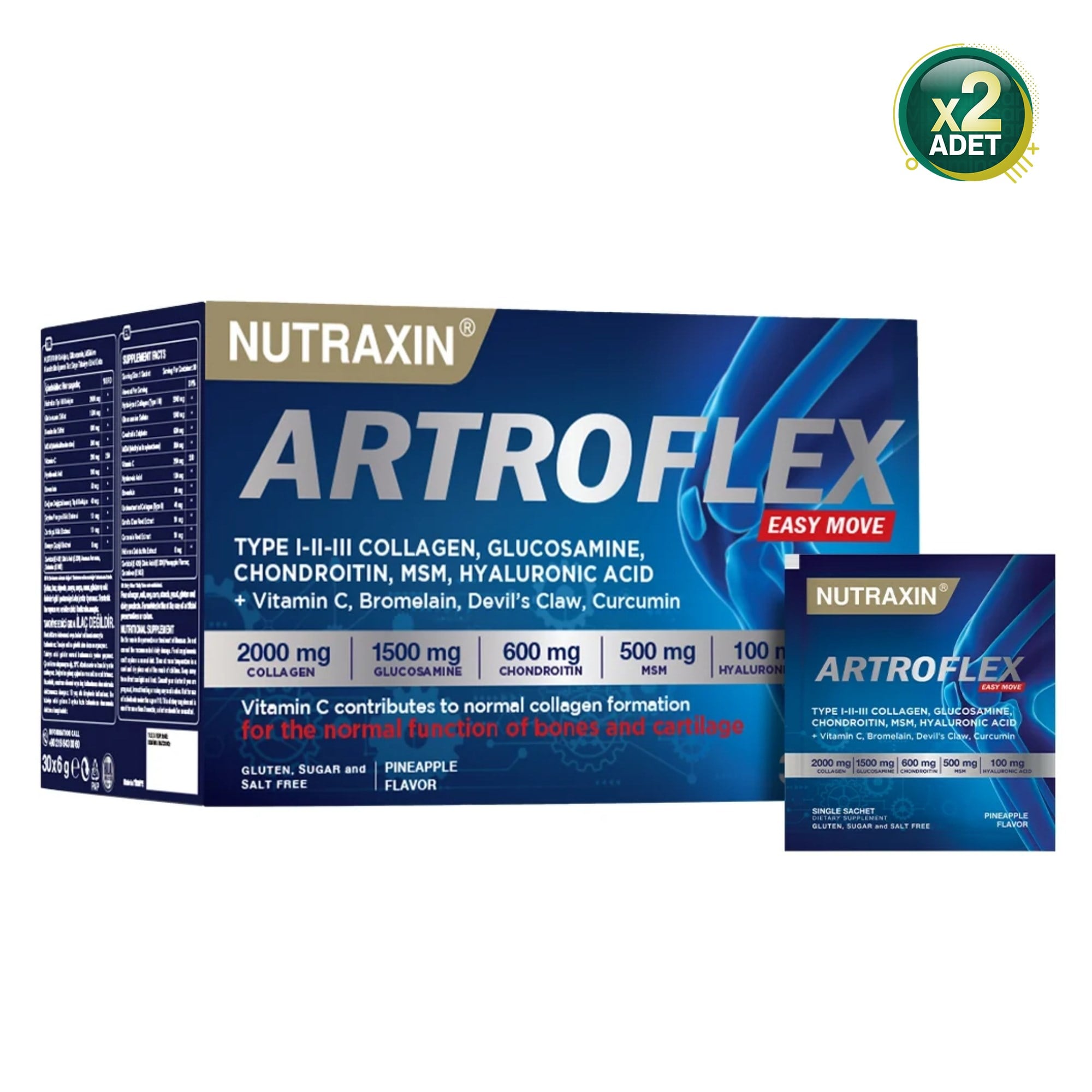 Nutraxin Artroflex Easy Move 30 Saşe 2 Adet
