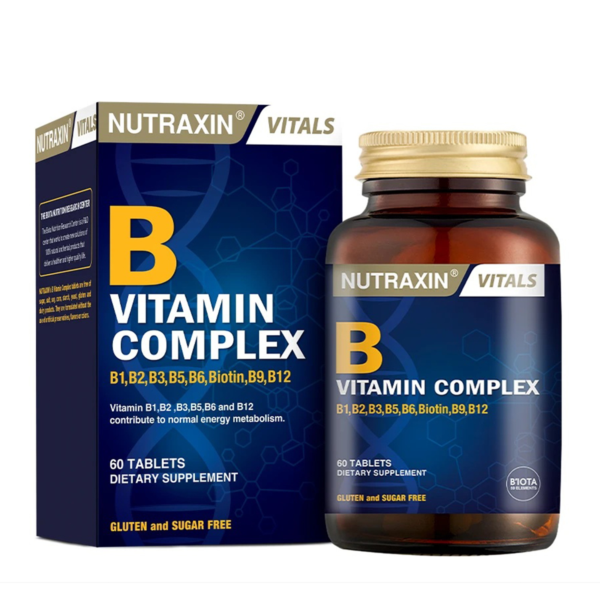 Nutraxin B Vitamin Complex 60 Tablet - Aromasız