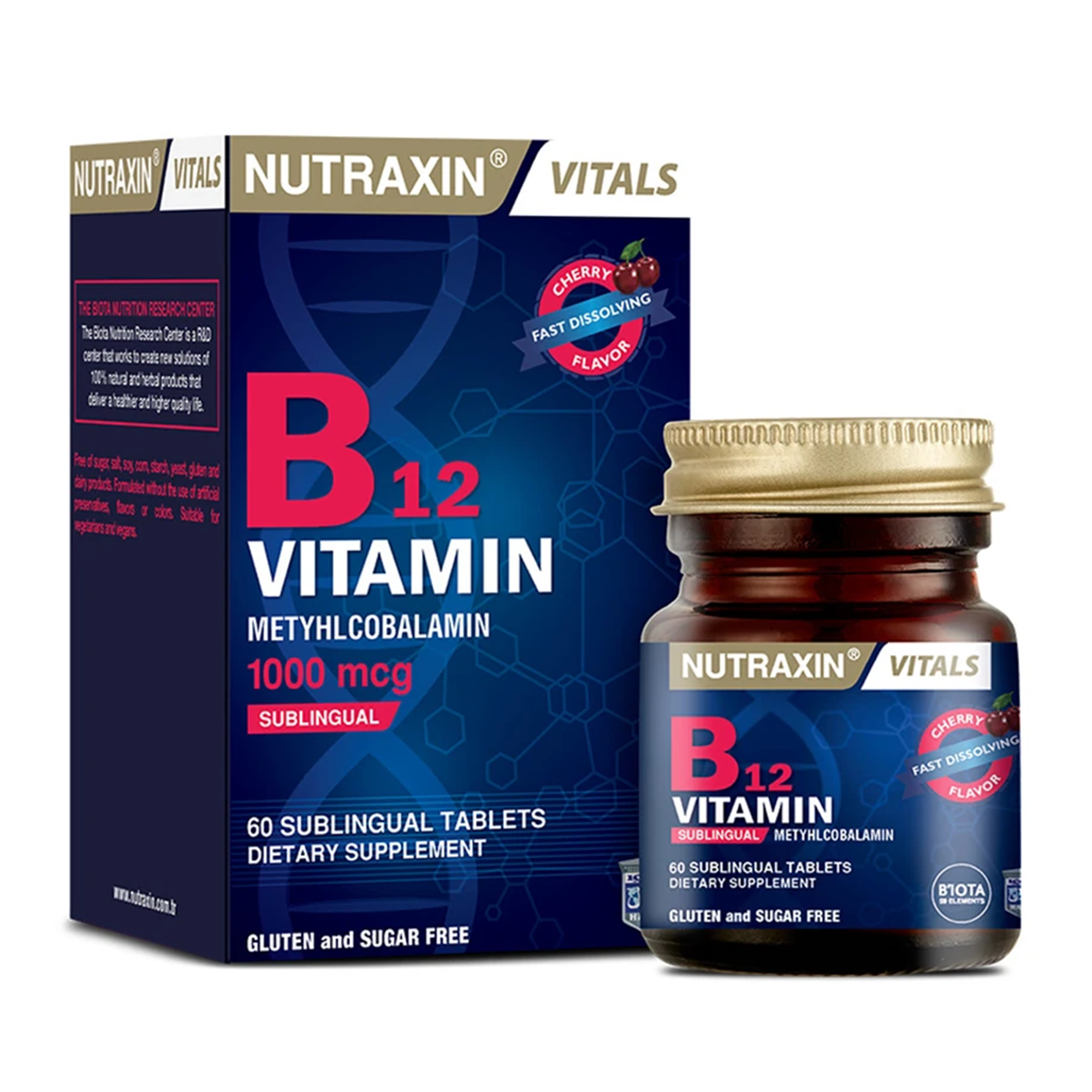Nutraxin B12 Vitamin Dilaltı 60 Tablet