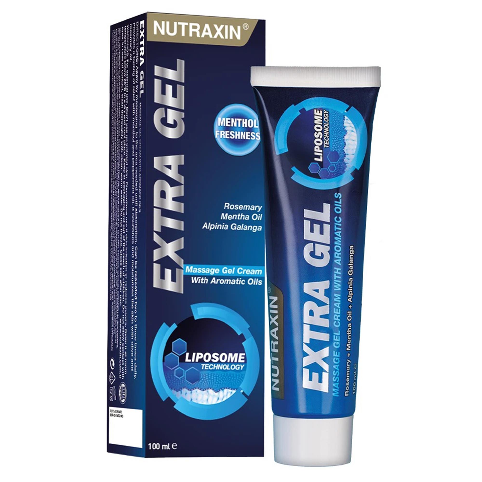 Nutraxin Extra Gel Mentol Ferahlığı Masaj Jeli 100 ml