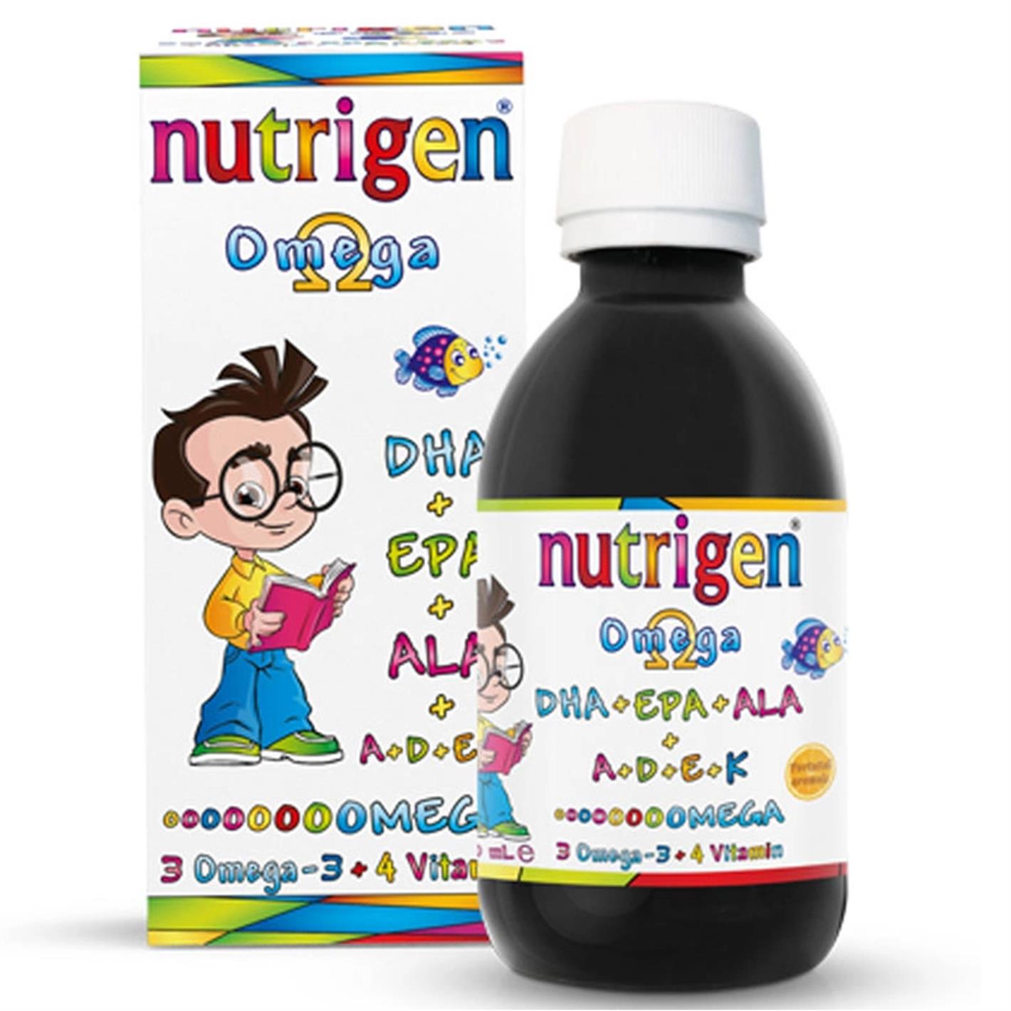 Nutrigen Omega Şurup Portakal Aromalı 200 ml