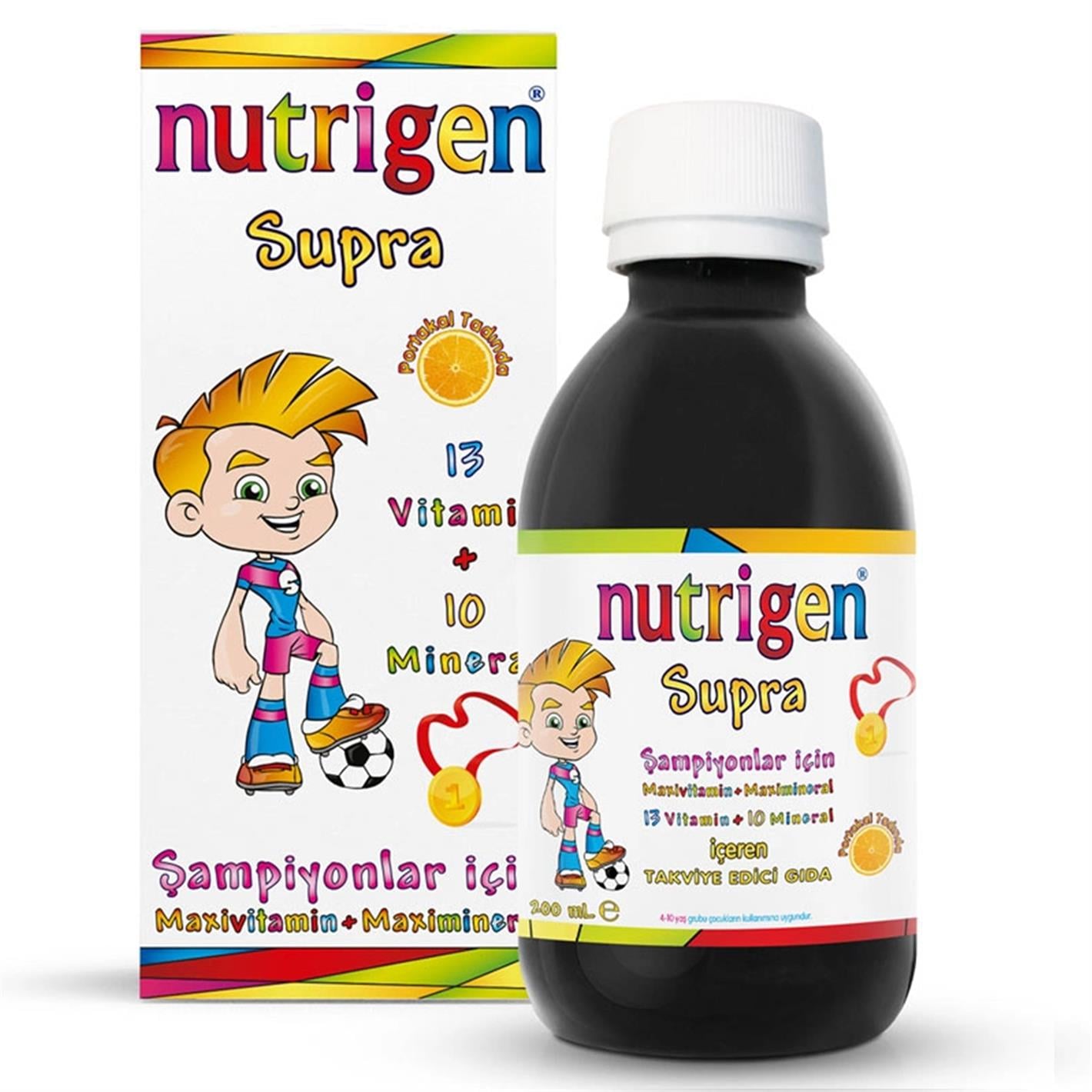 Nutrigen Supra Portakal Aromalı Şurup 200 ml