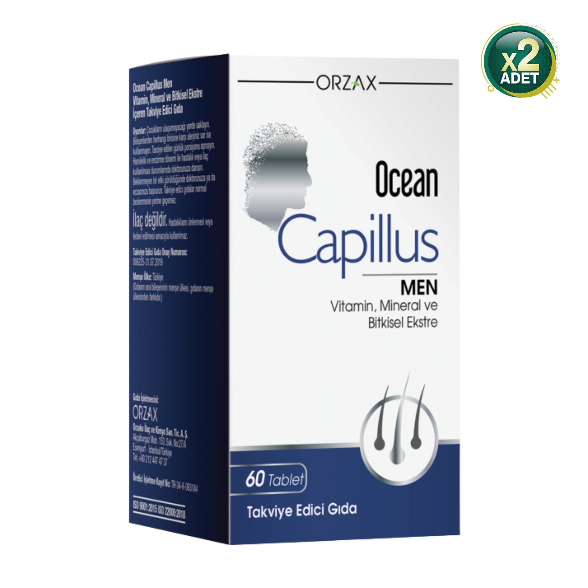 Ocean Capillus Men 60 Tablet 2'li