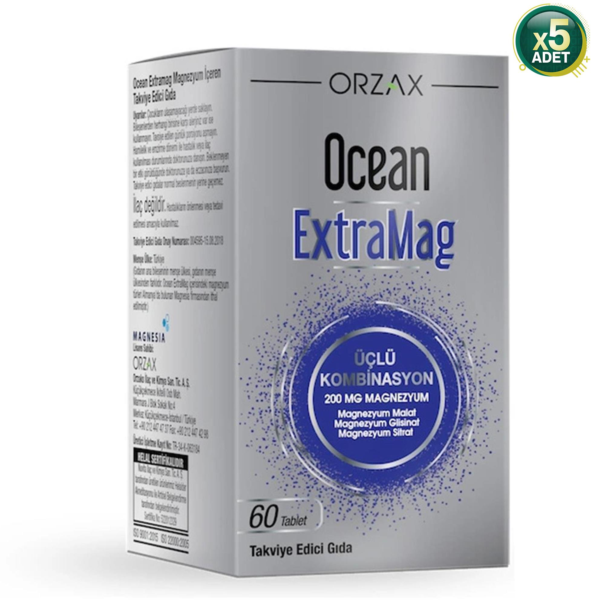 Ocean Extramag 60 Tablet 5'li