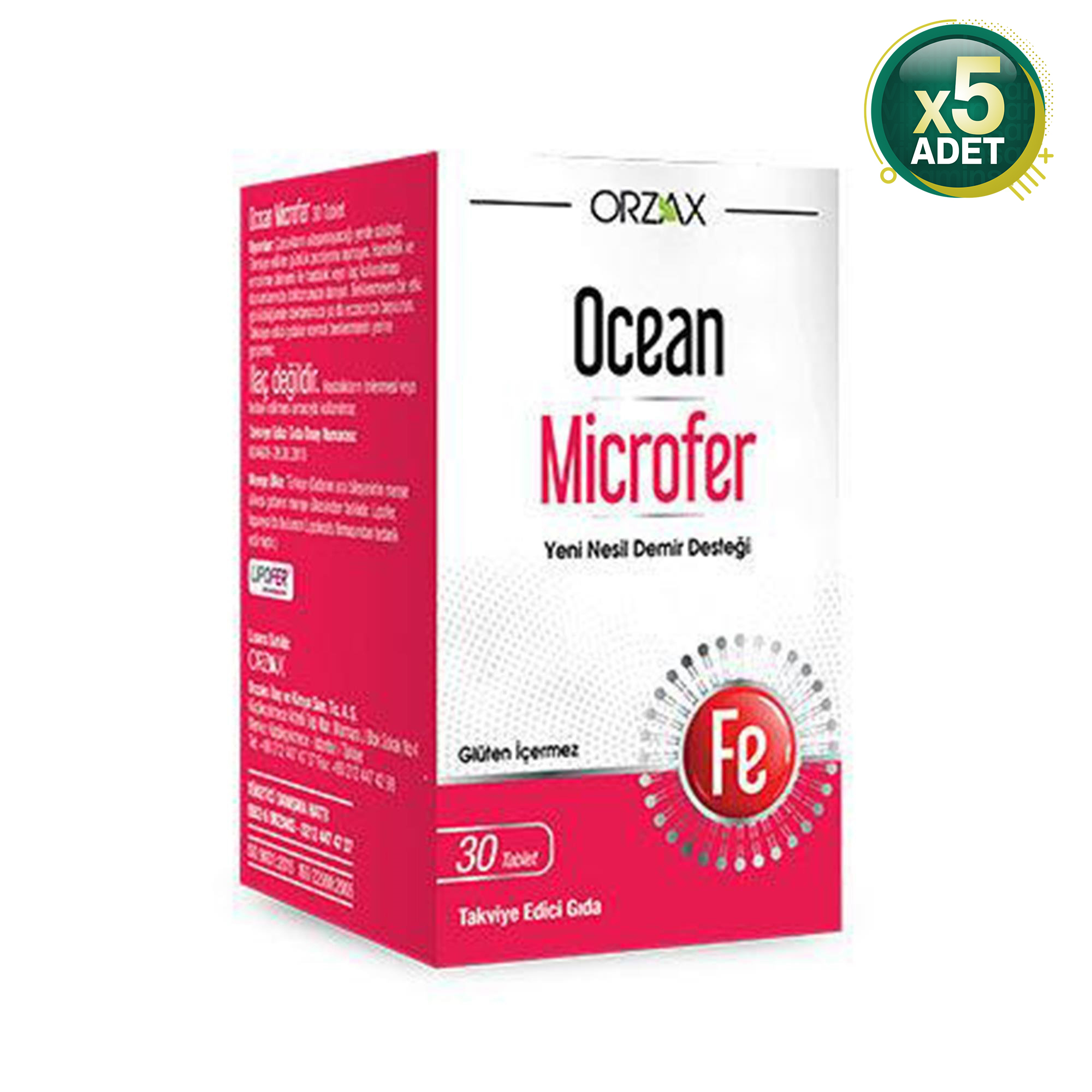 Ocean Microfer 30 Tablet 5'li