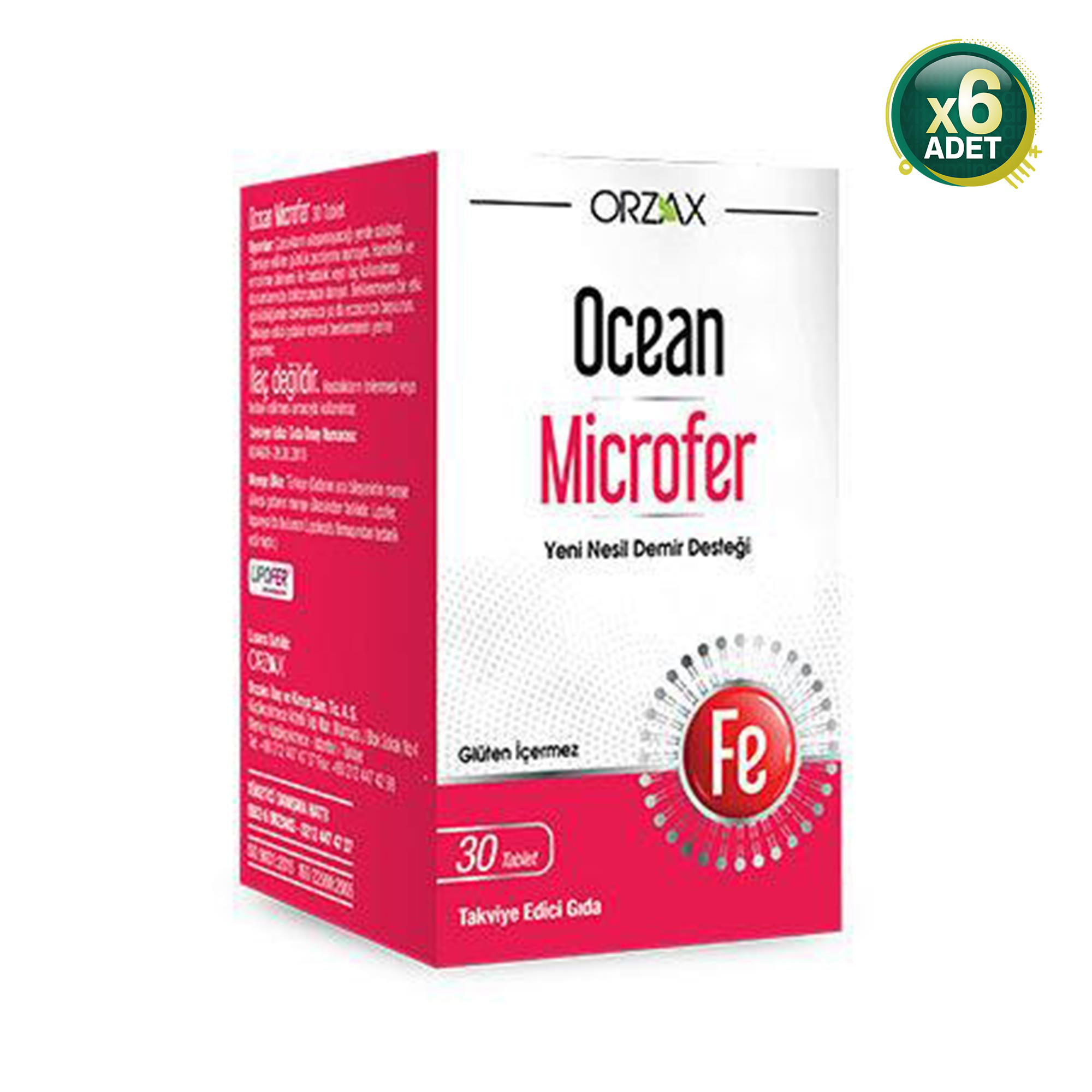 Ocean Microfer 30 Tablet 6 Adet