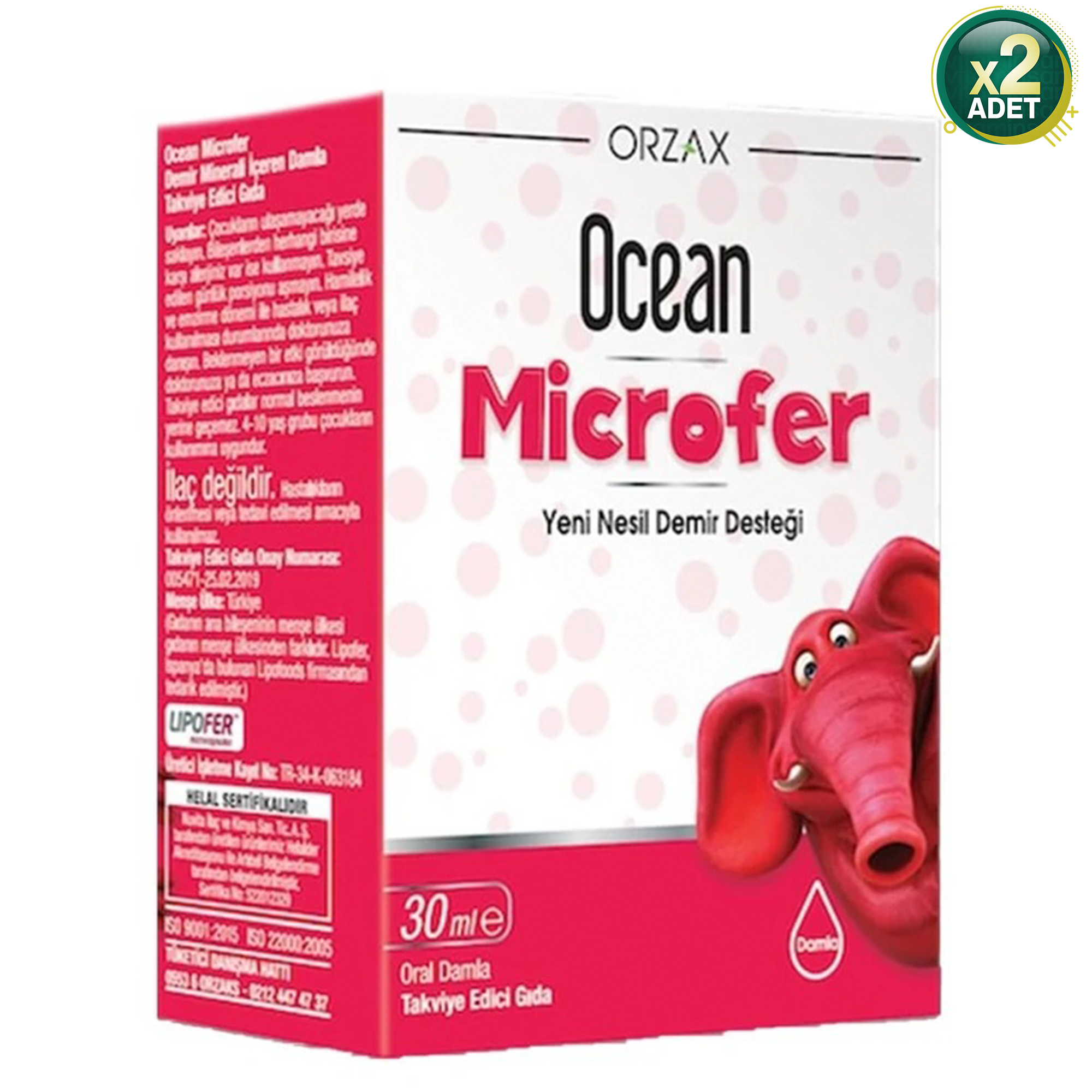 Ocean Microfer Damla 30 ml 2'li