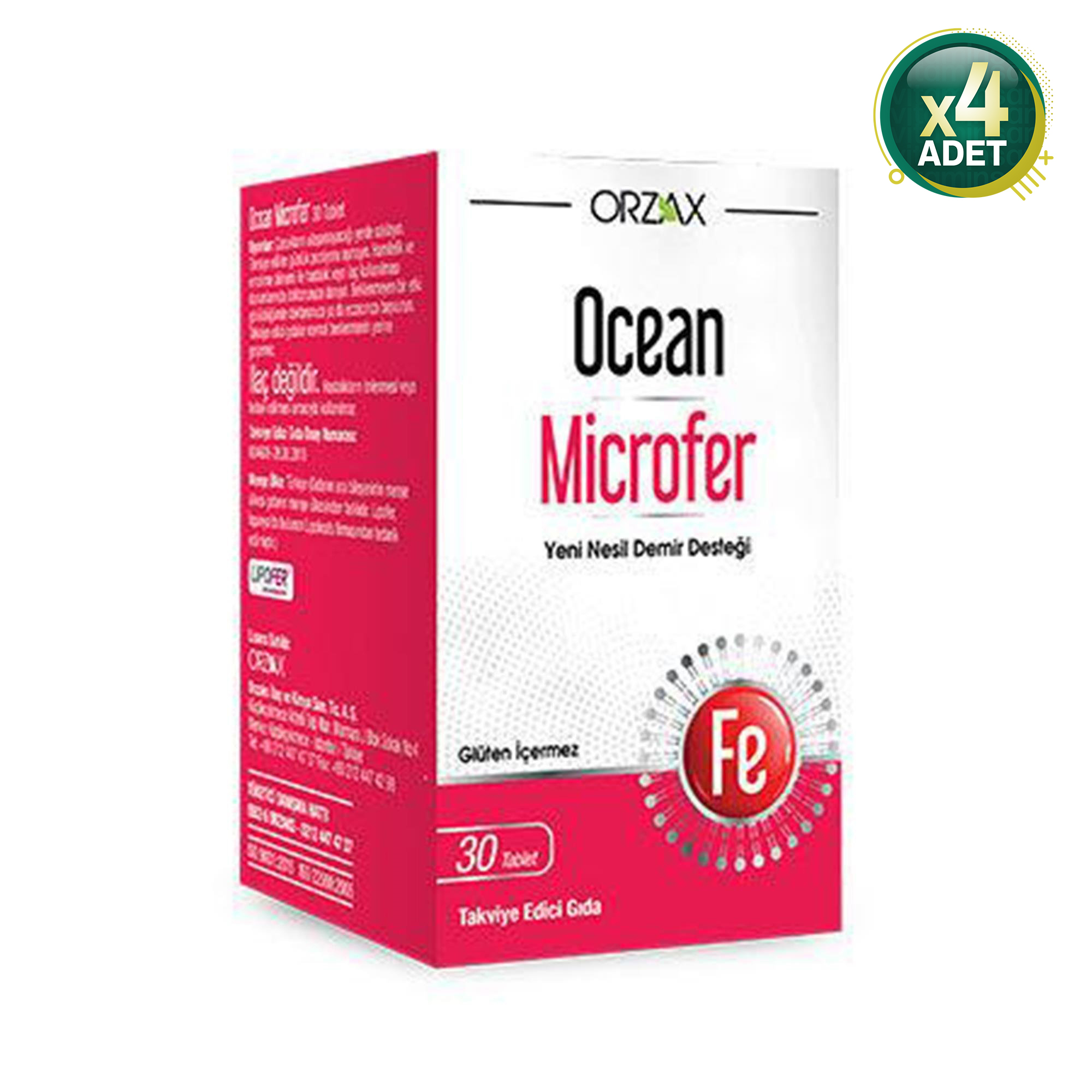 Ocean Ocean Microfer 30 Tablet 4'lü Paket
