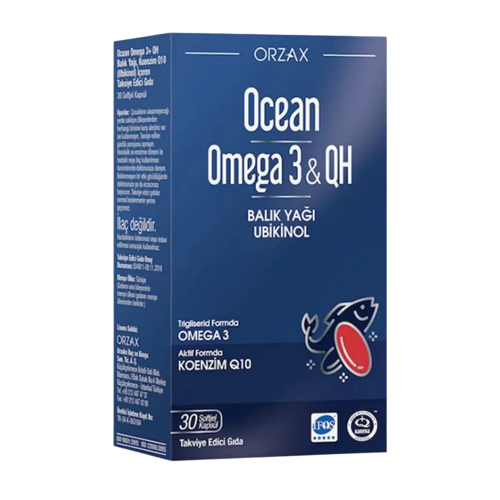 Ocean Omega 3 QH 30 Kapsül