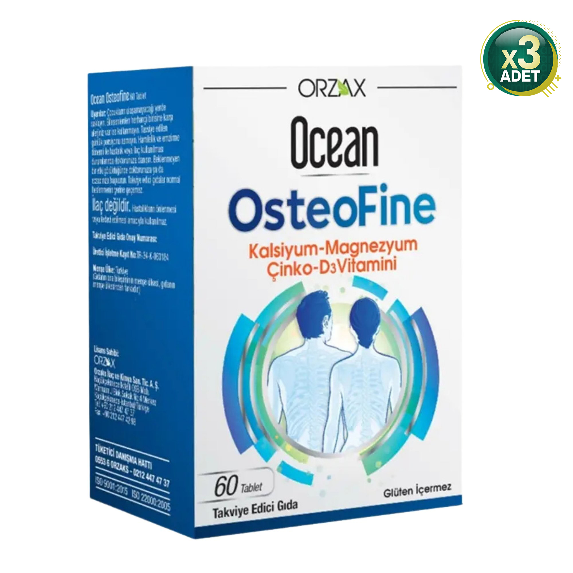 Ocean Osteofine 60 Tablet 3'lü