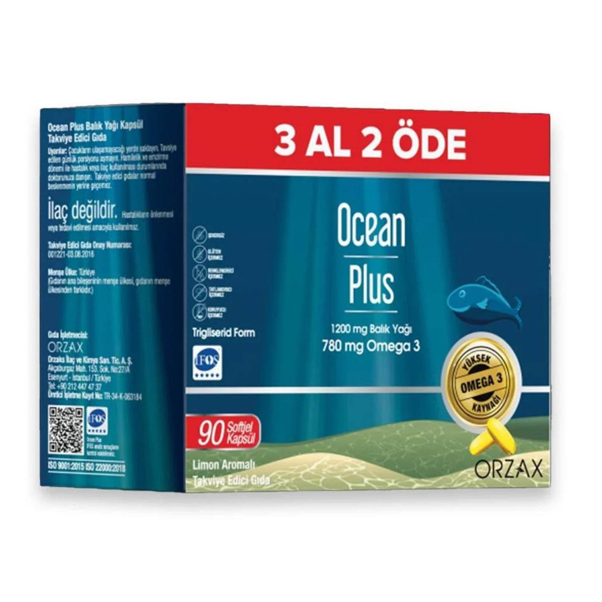 OCEAN PLUS 780MG 90 KAPSÜL