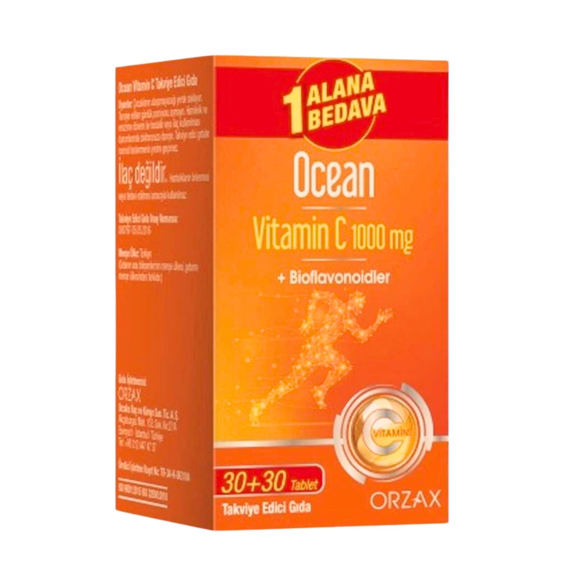Ocean Vitamin C 1000 mg 30+30 Tablet