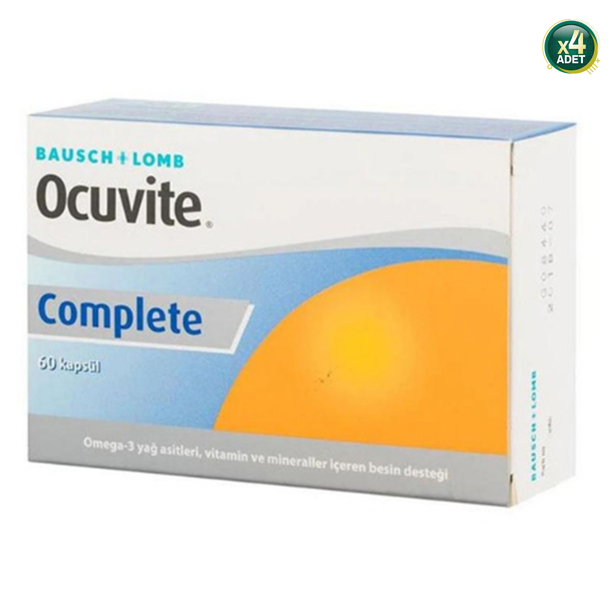 Ocuvite Complete Balık Yağı 60 Kapsül 4'lü