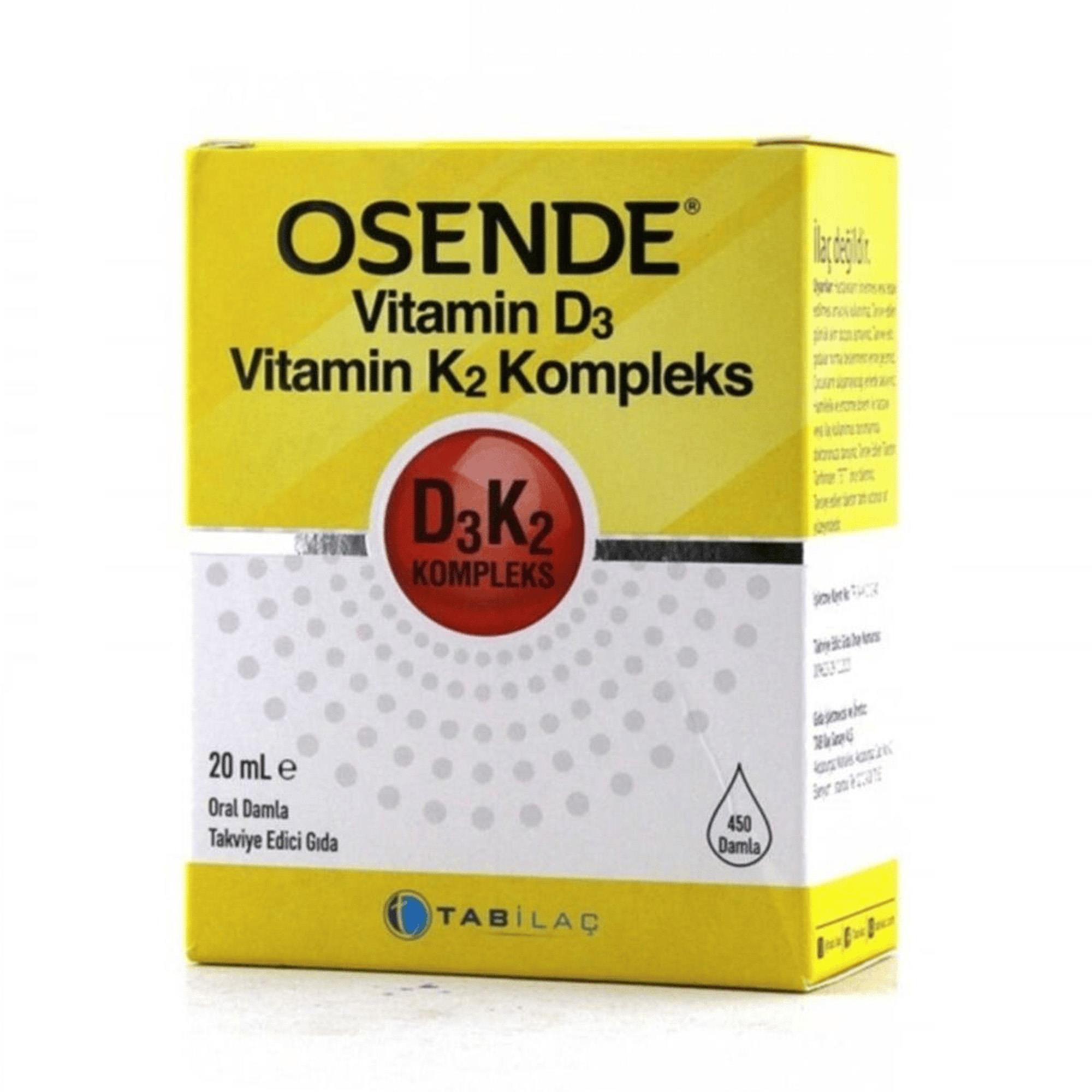 Osende D3K2 Complex Damla 20 ml