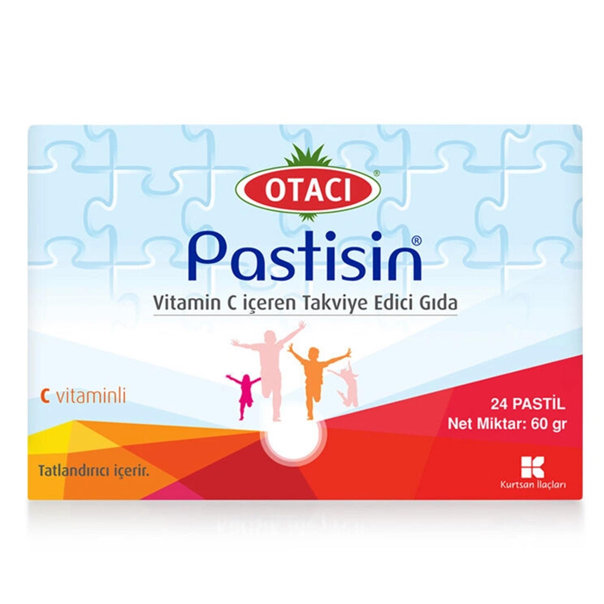 Otacı Pastisin Çocuk C Vitaminli Karışık Meyveli 24 Pastil
