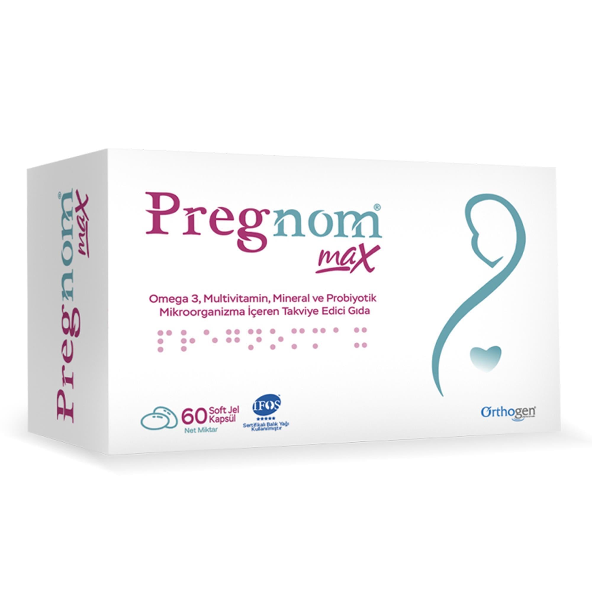Pregnom Max 60 Kapsül
