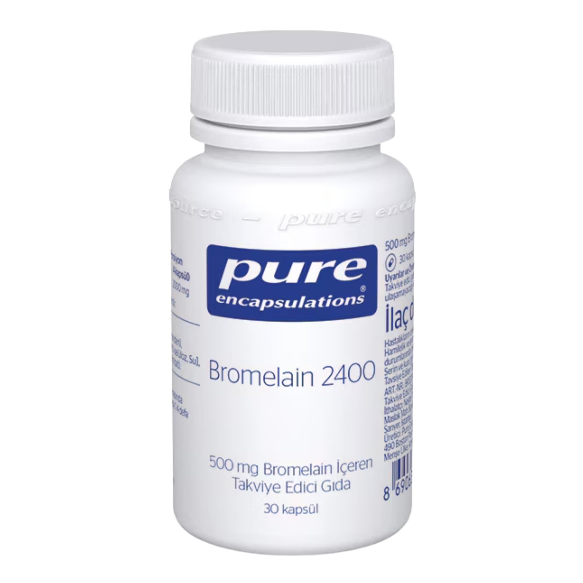 Pure Encapsulations Bromelain 2400 30 Kapsül