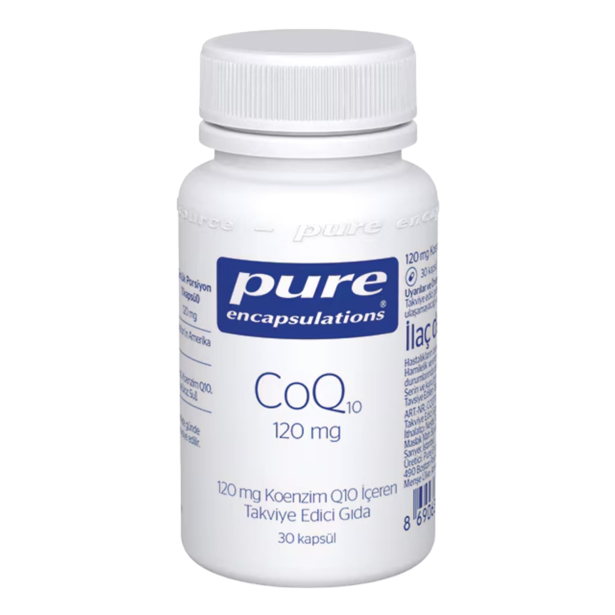 Pure Encapsulations Q10 120 mg 30 Kapsül