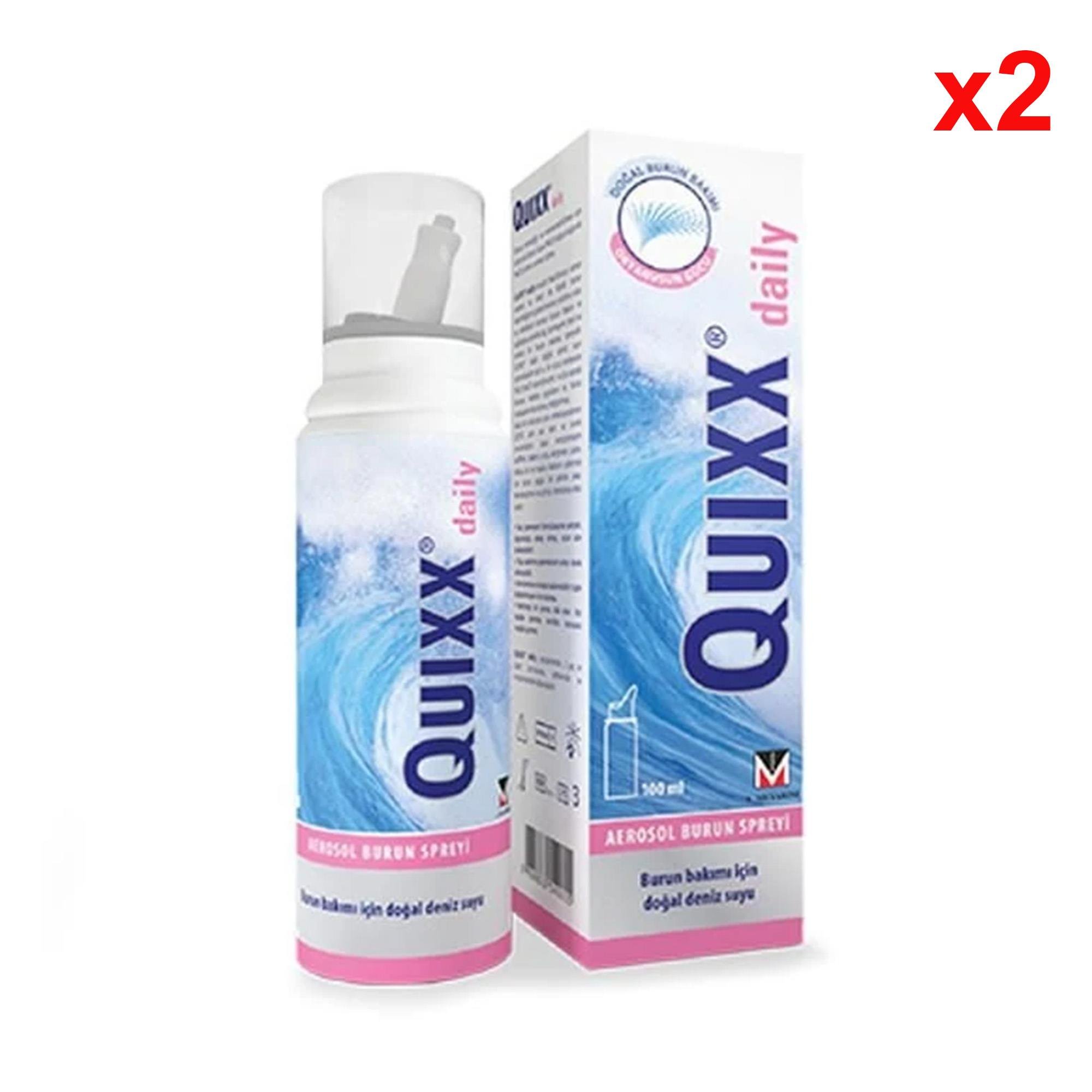 Quixx Daily Burun Spreyi 100 ml 2 Adet