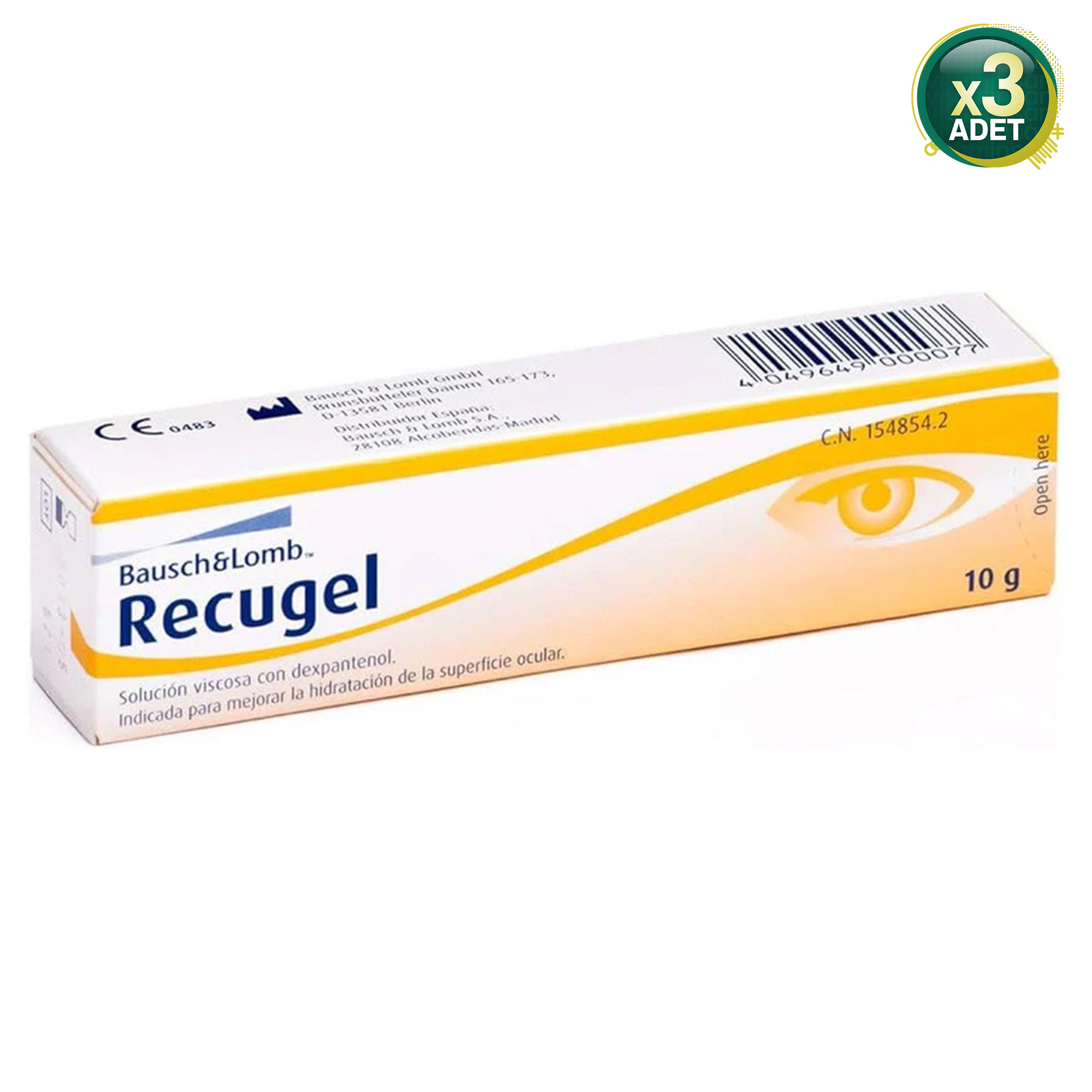 Recugel Göz Jeli 10 gr 3 Adet
