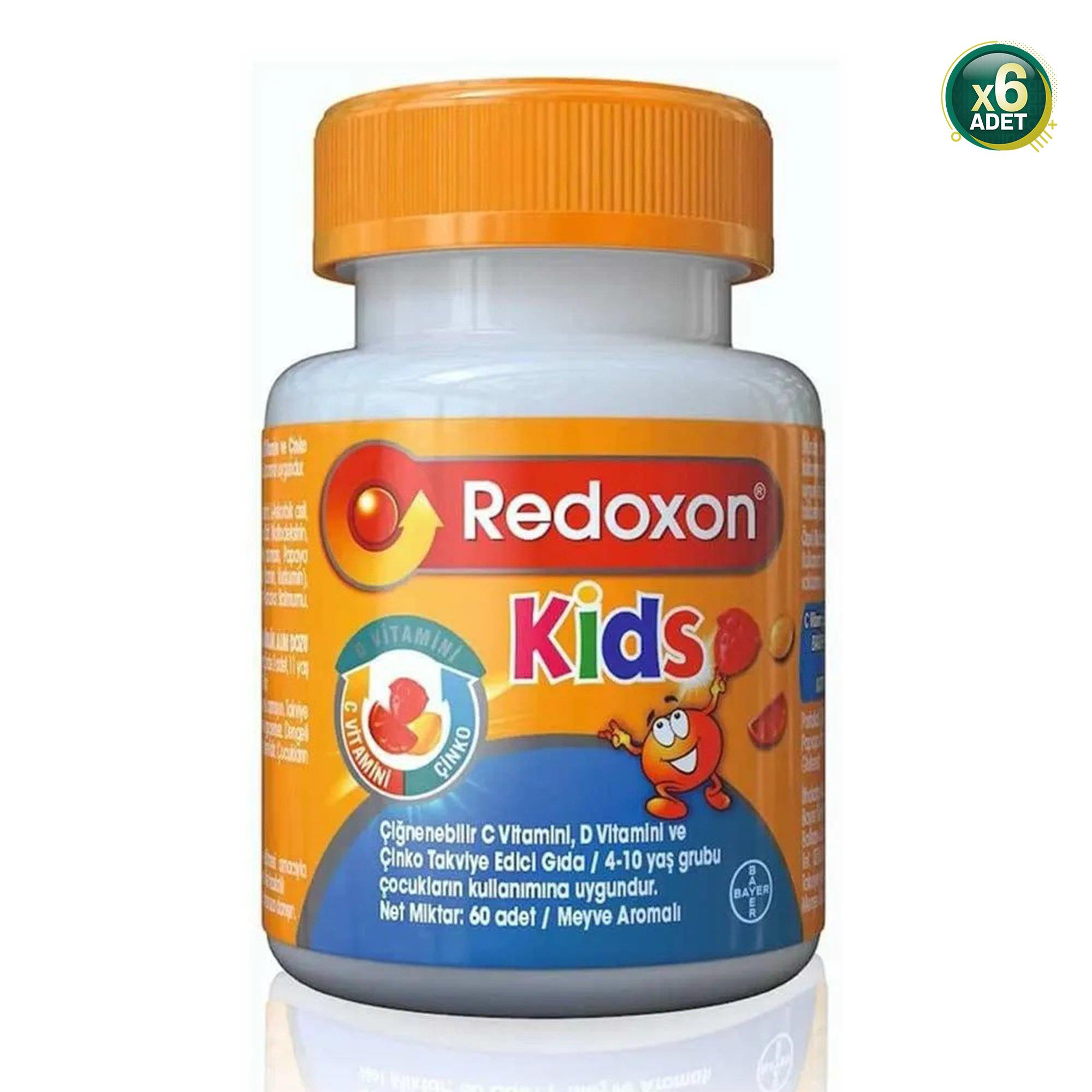 Redoxon Kids Çiğneme 60 Tablet 6'lı