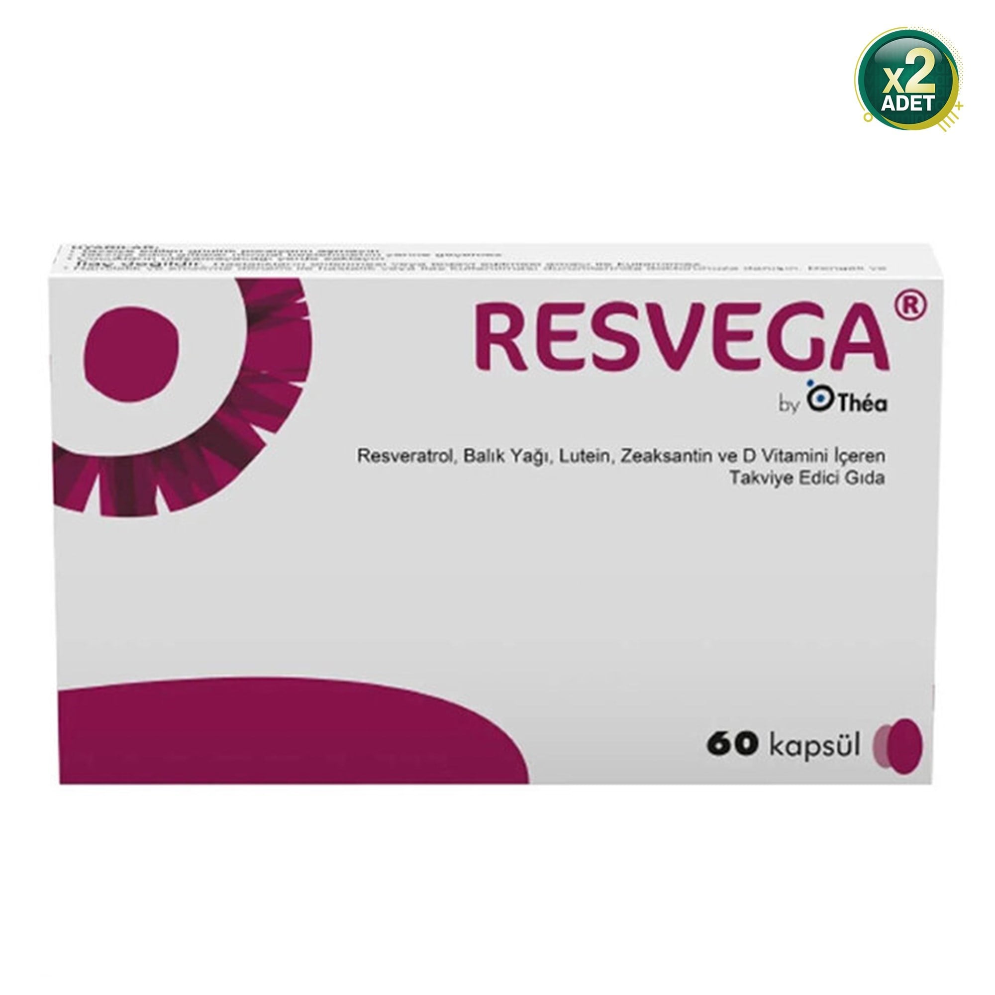 Resvega 60 Kapsül 2 Adet
