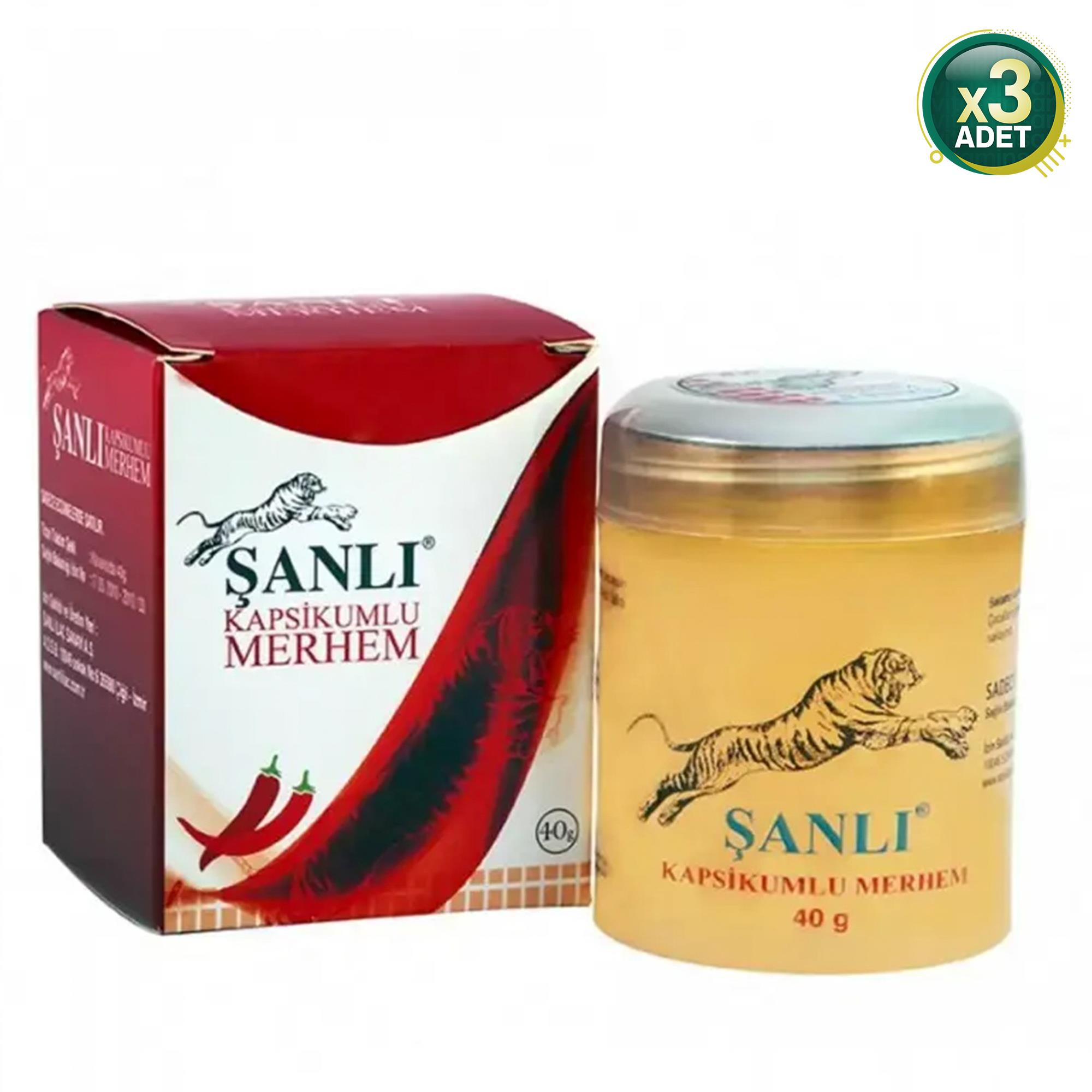 Şanlı Kapsikumlu Merhem 40g 3 Adet