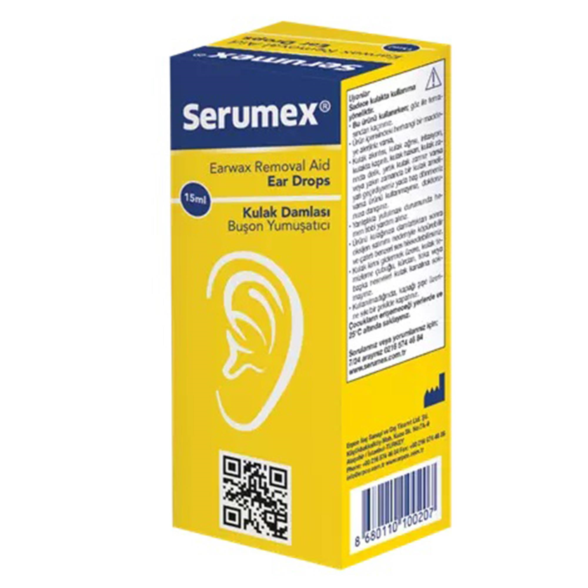 Serumex Kulak Damlası - Buşon Yumuşatıcı Damla