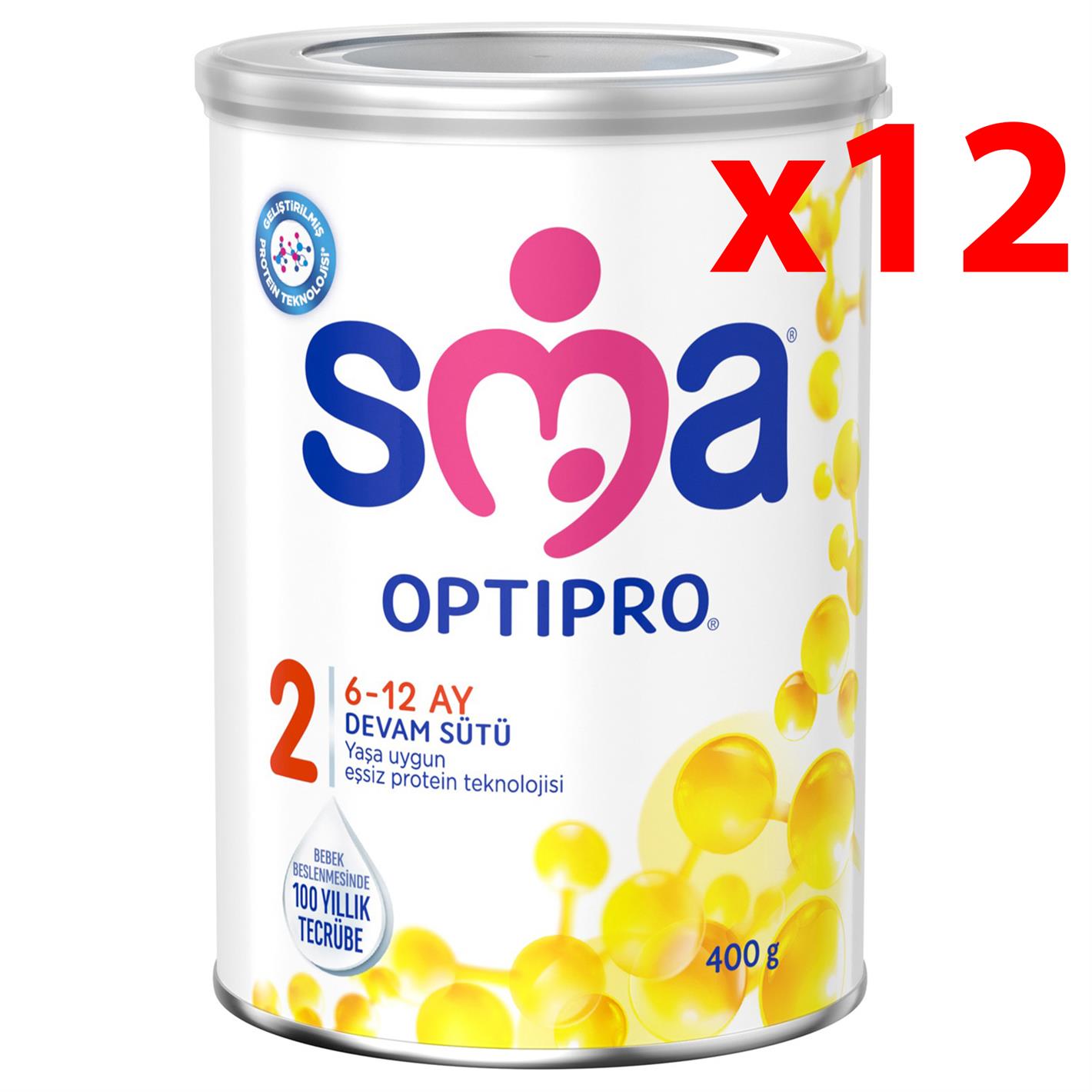 Sma Optıpro Probiyotik 2 Numara Bebek Sütü 400 gr 12 Adet