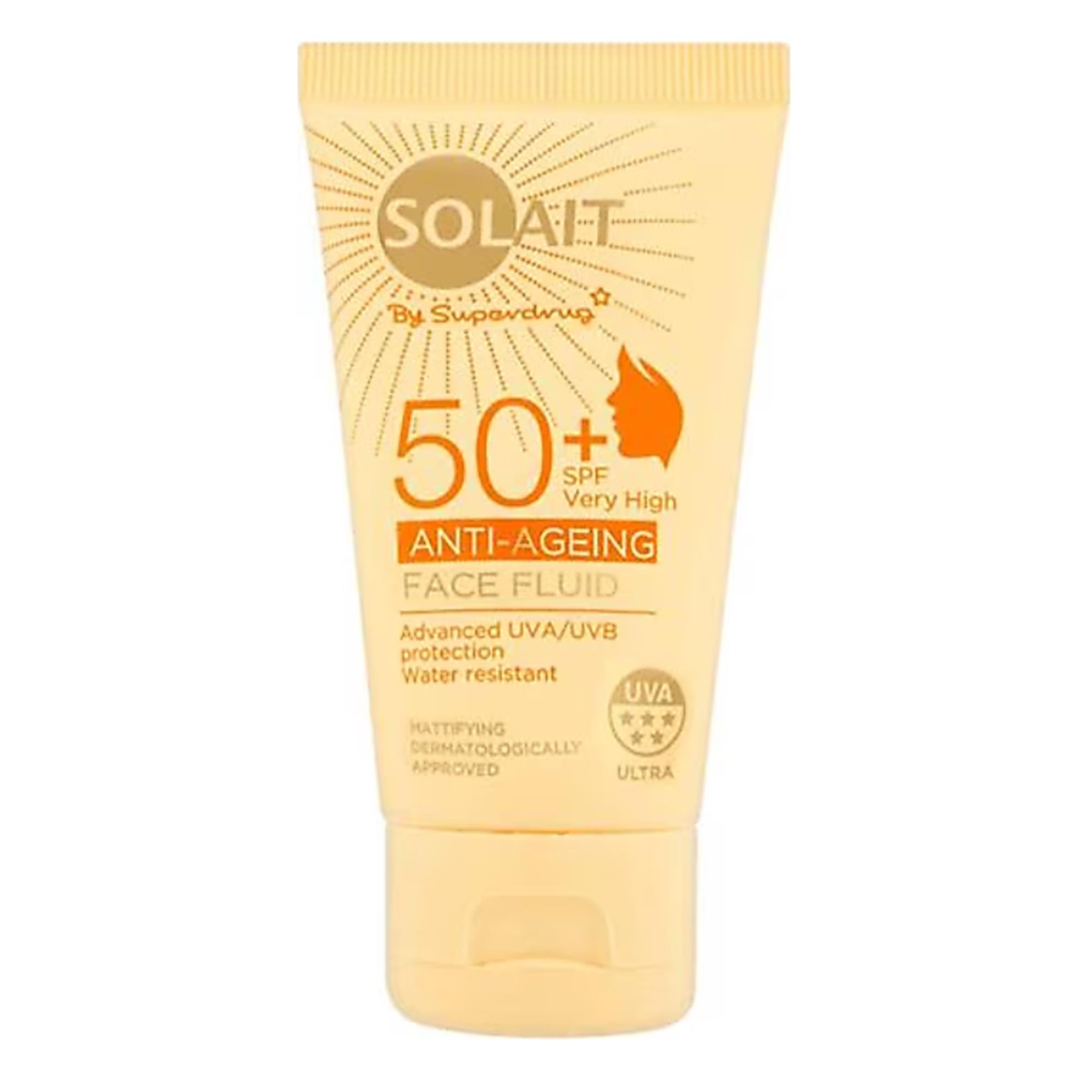 Solait Anti-Aging Fluid 50 ml 50 Faktör Güneş Kremi