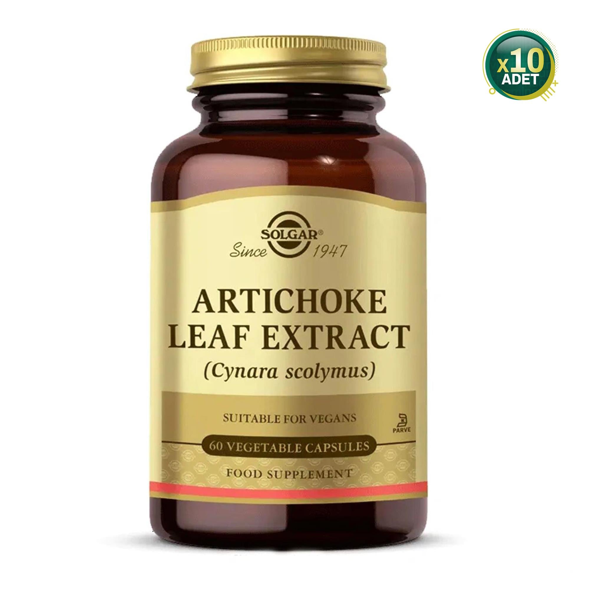 Solgar Artichoke Leaf Extract 60 Kapsül 10'lu (MF-120469-10)