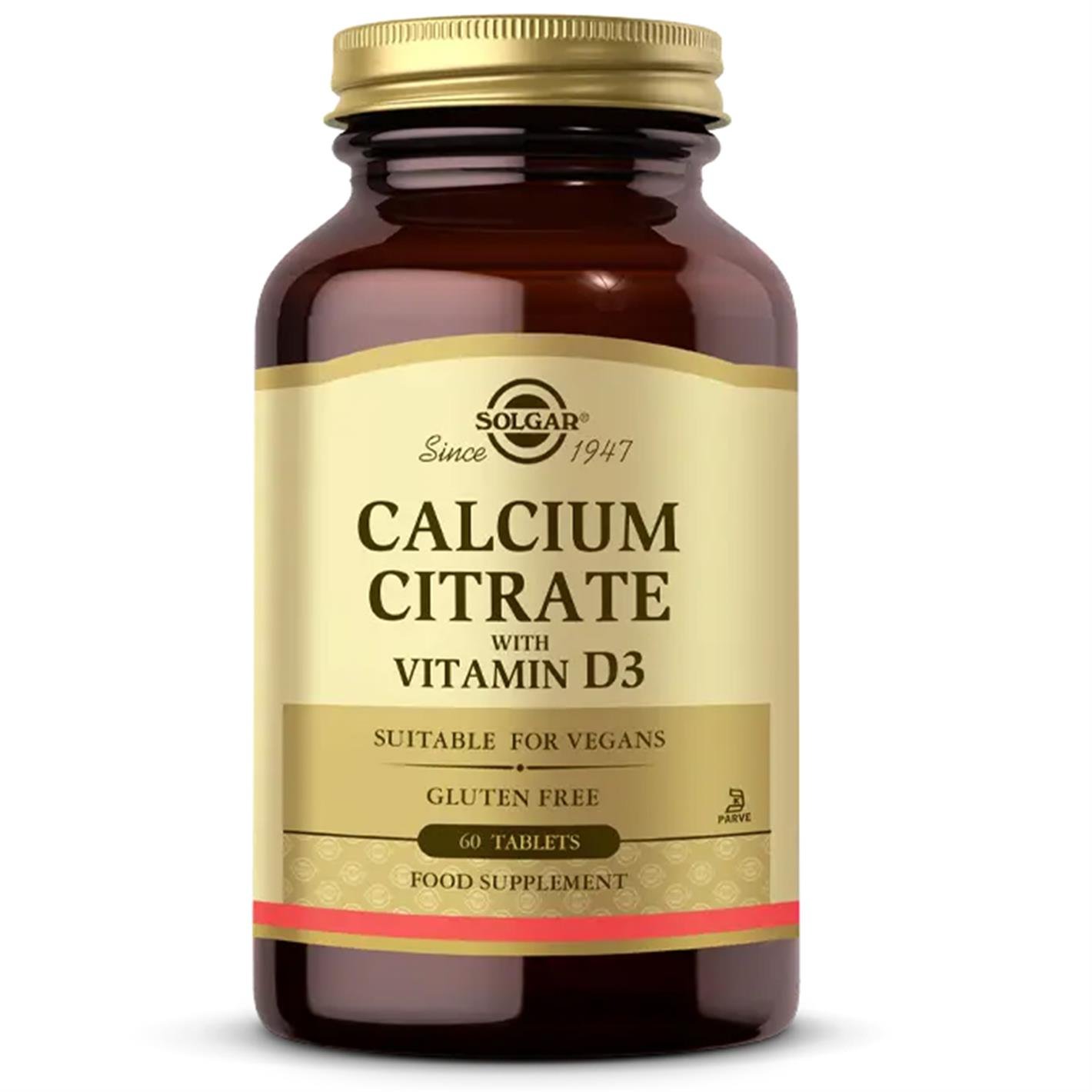 Solgar Calcium Citrate With Vitamin D3 60 Tablet