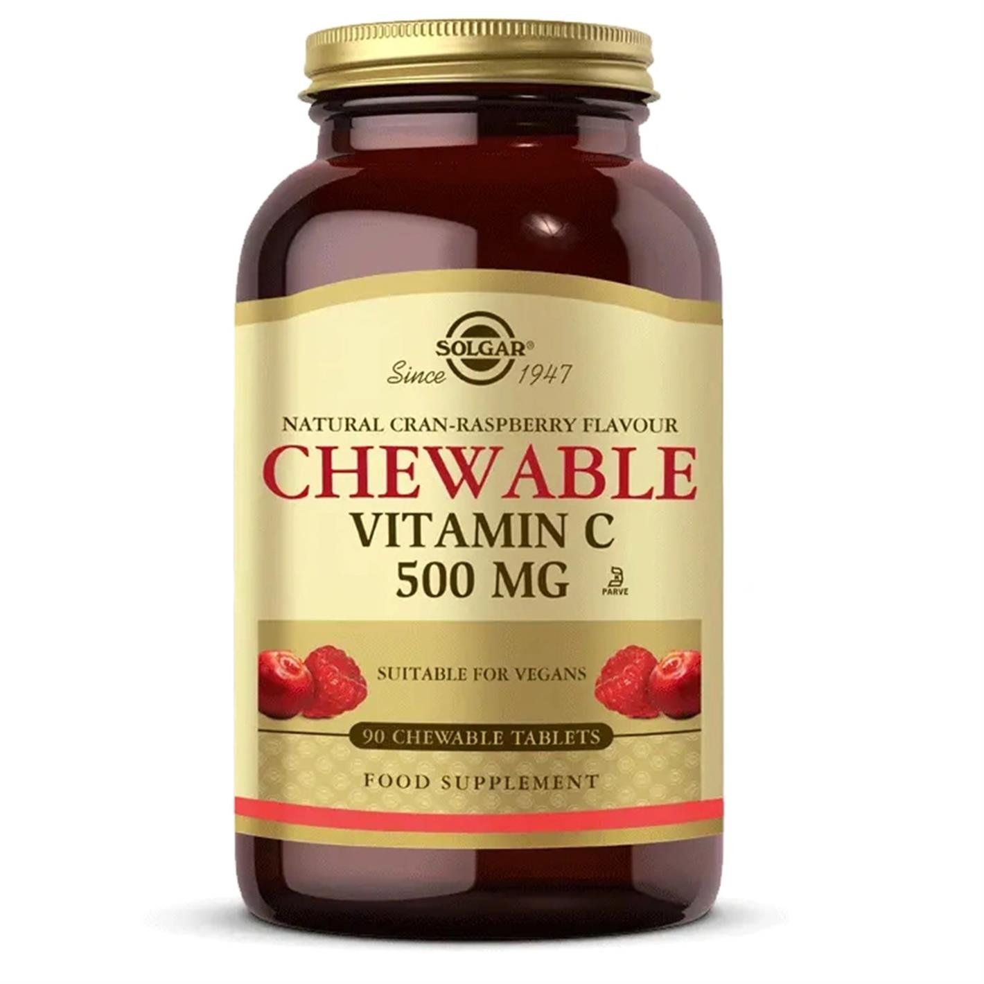 Solgar Chewable Vitamin C 500 mg 90 Tablet