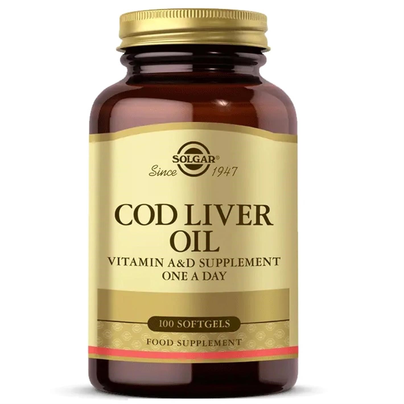 Solgar Cod Liver Oil 100 Kapsül