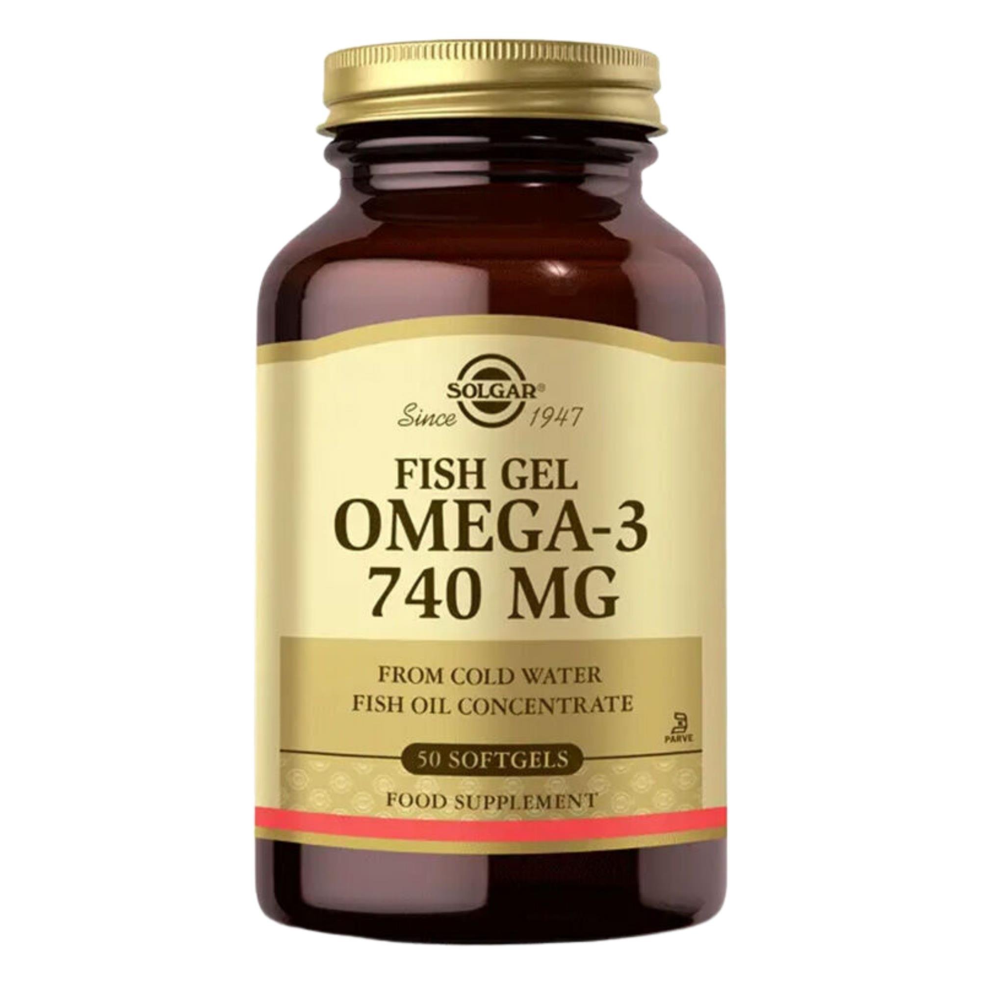Solgar Fish Gel Omega 3 740 mg 50 Kapsül