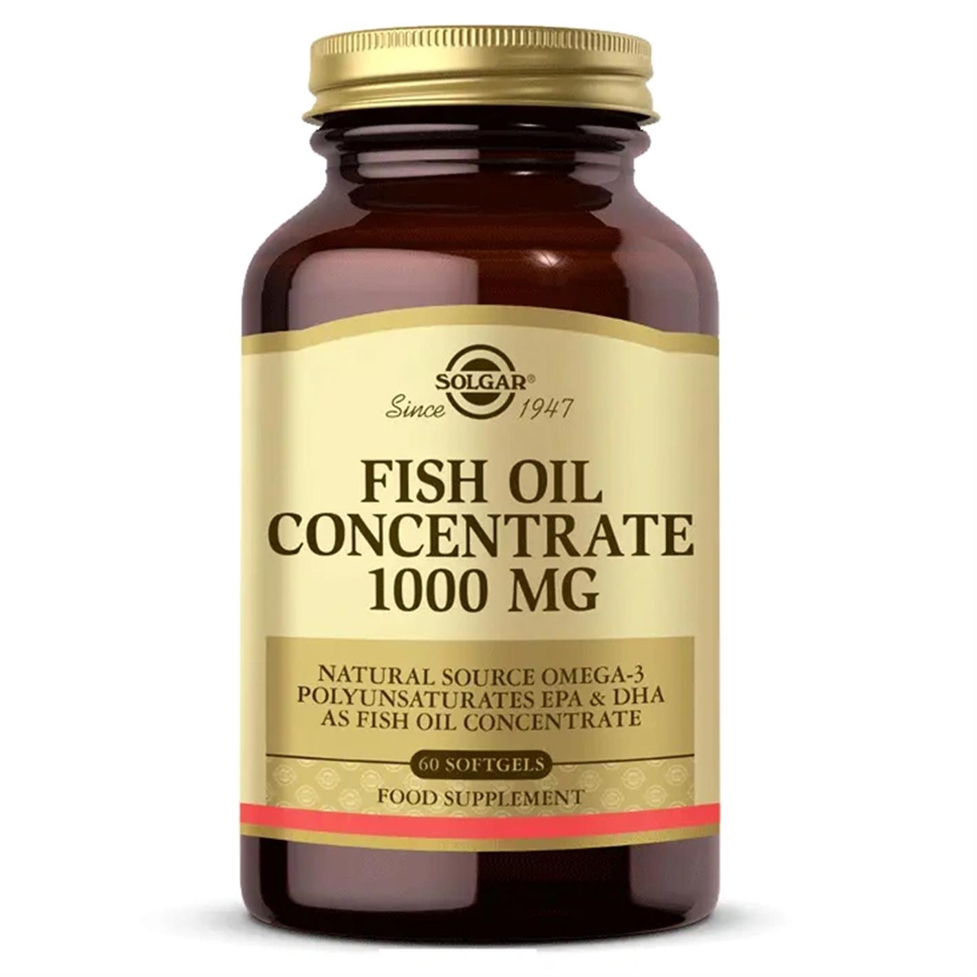 Solgar Fish Oil 1000 mg 60 Kapsül