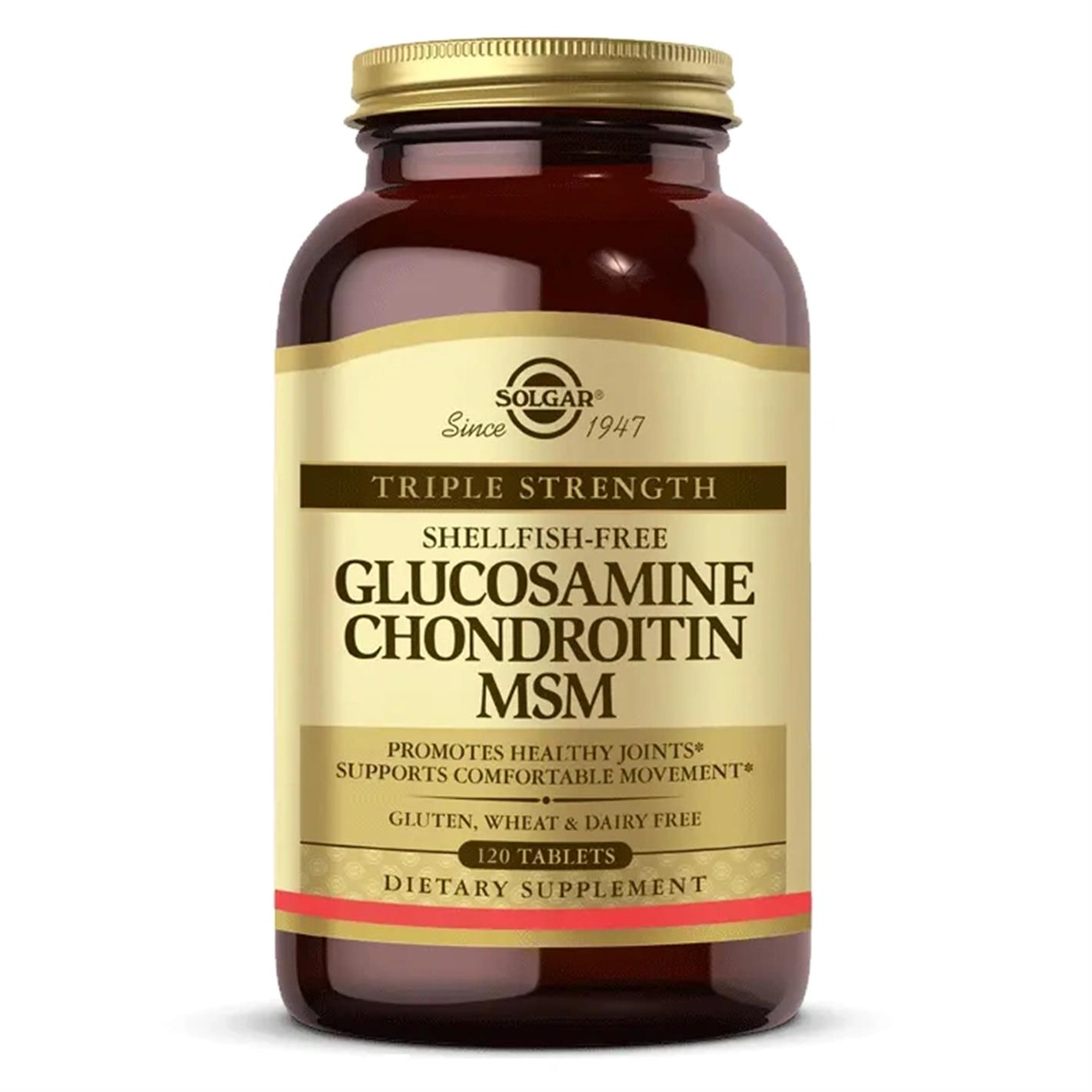 Solgar Glucosamine Chondroitin MSM 120 Tablet
