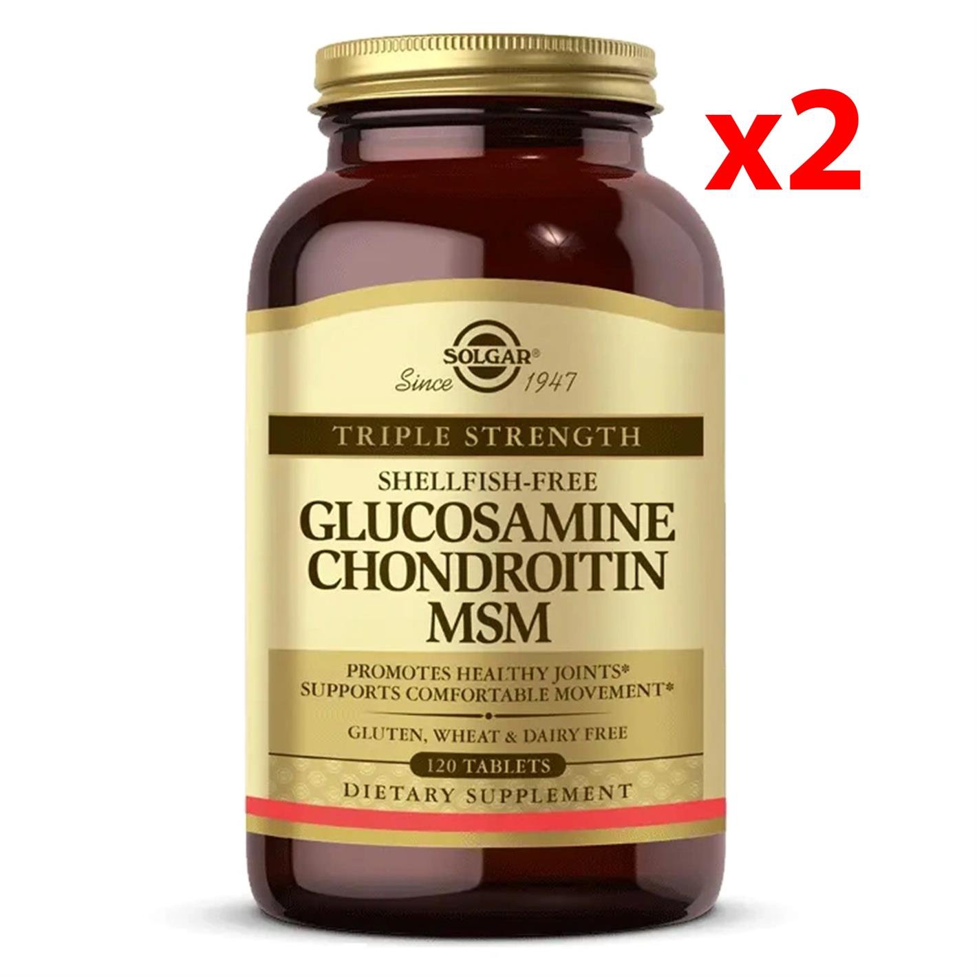 Solgar Glucosamine Chondroitin MSM 120 Tablet 2 Adet