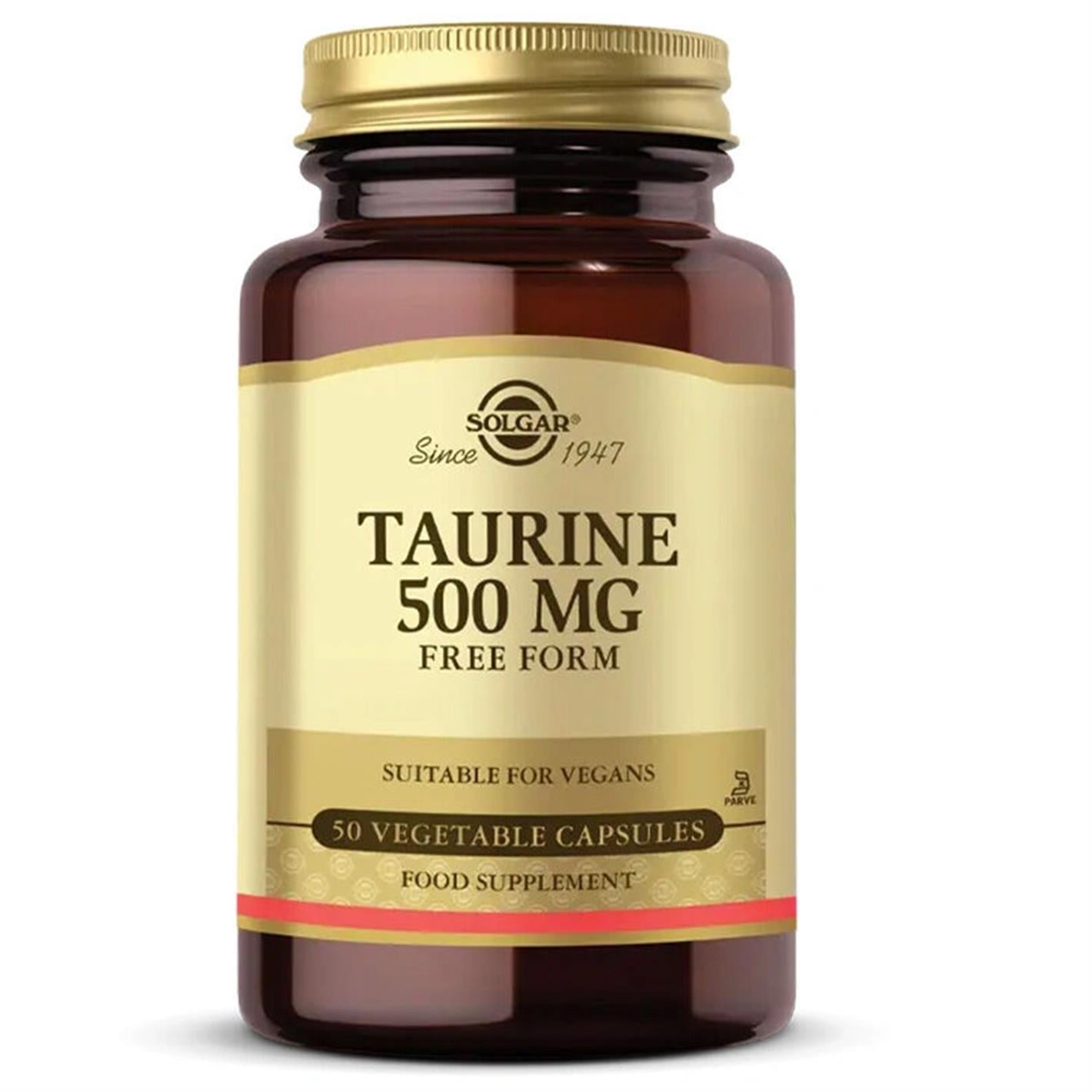 Solgar Taurine 500 Mg 50 Bitkisel Kapsül