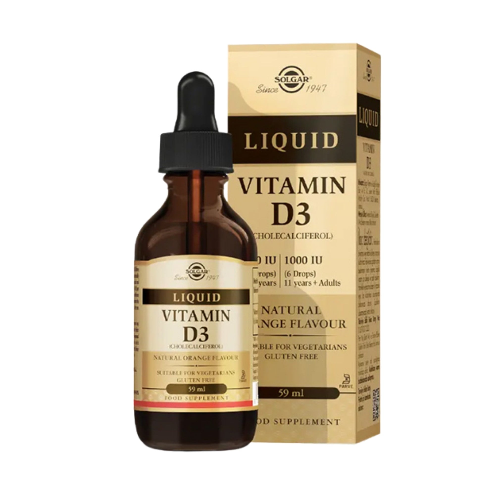 Solgar Vitamin D3 1000 IU Liquid 59 ml