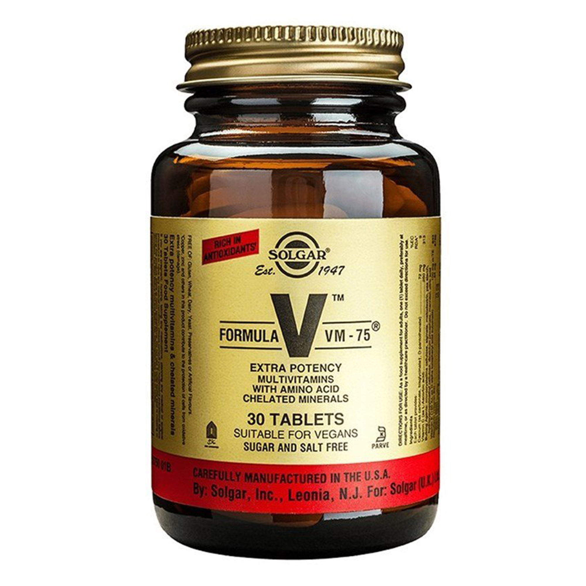 Solgar VM 75 Multivitamin 30 Tablet