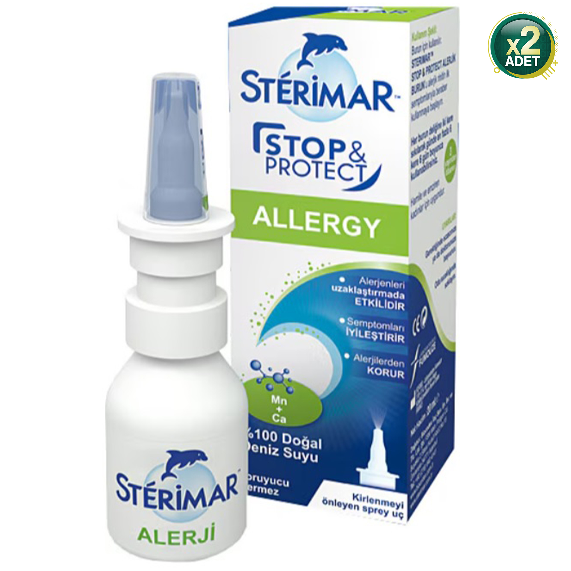 Sterimar Stop&protect Alerji Burun Spreyi 20ml X 2
