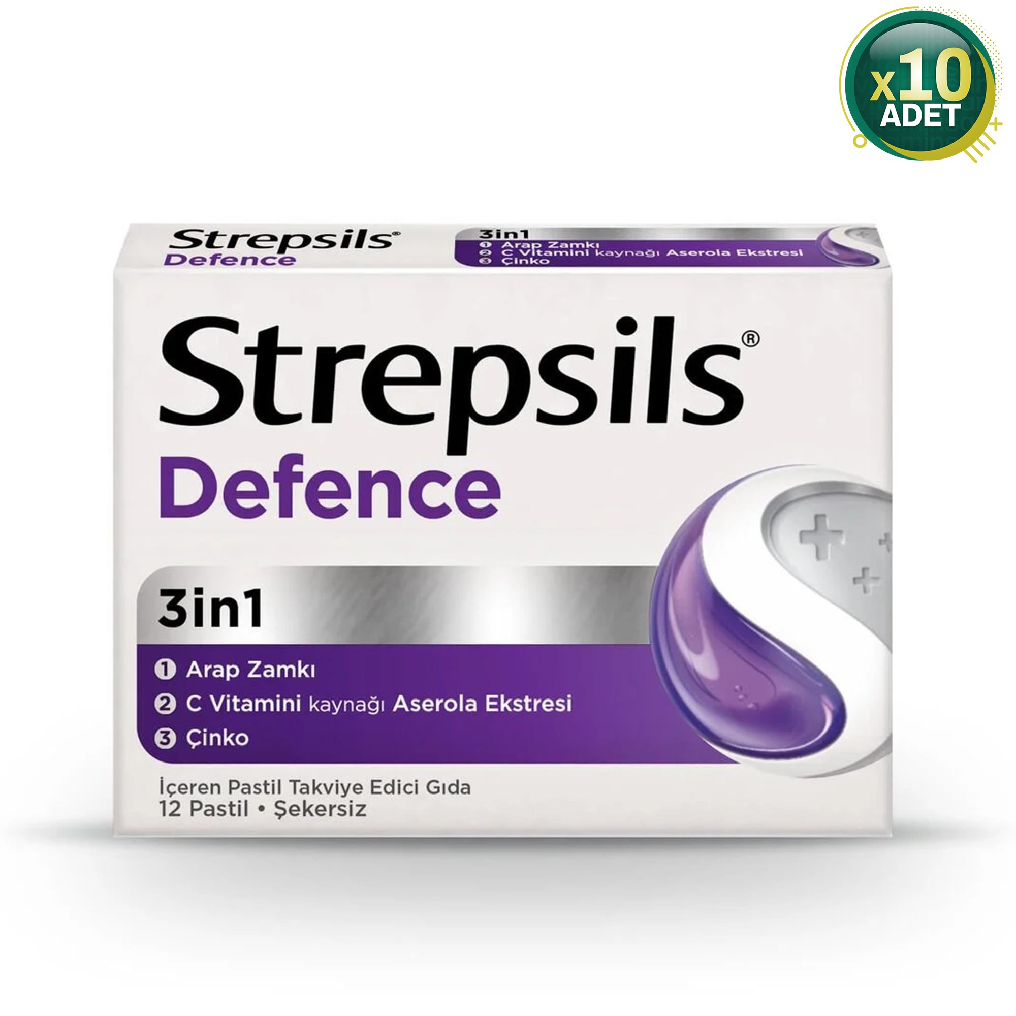 Strepsils Defence 12'li Pastil 10 Adet