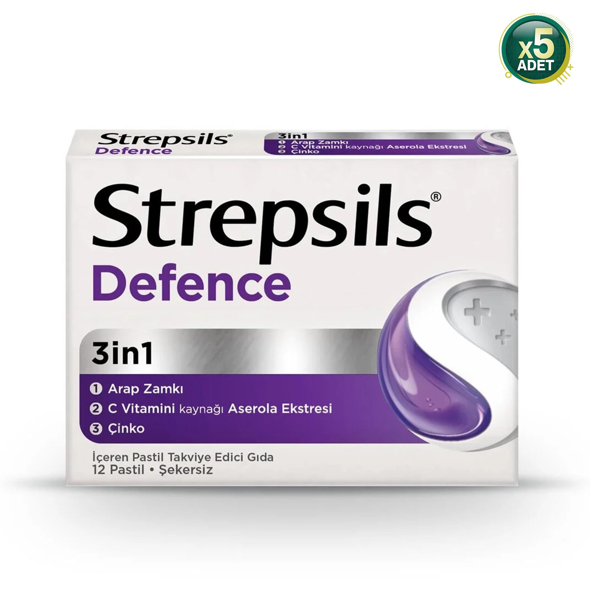 Strepsils Defence 12'li Pastil 5 Adet