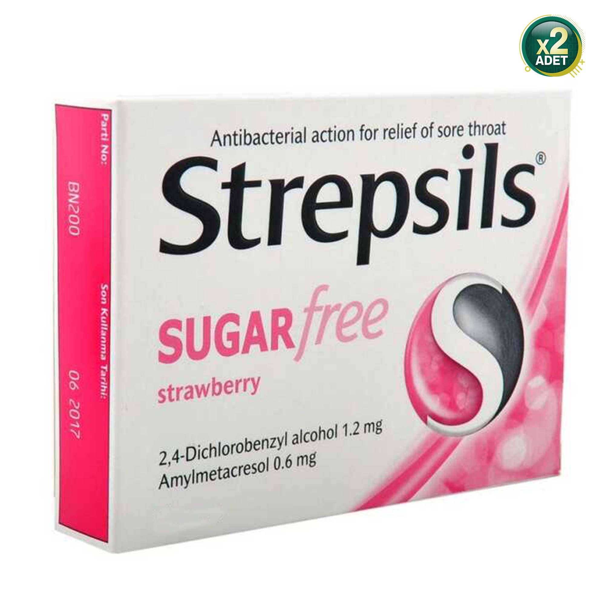 Strepsils Şekersiz Elderberry 24 Pastil - 2 Adet
