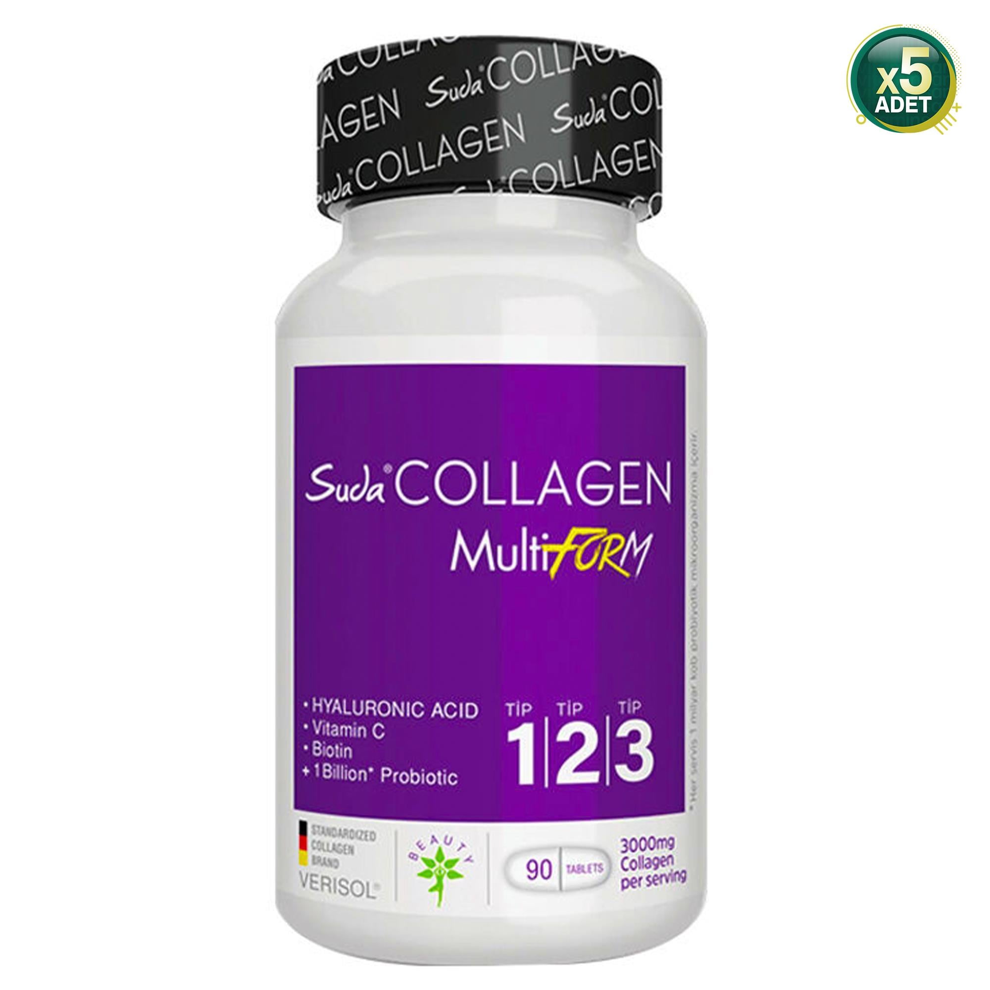 Suda Collagen Multiform 90 Tablet 5 Adet